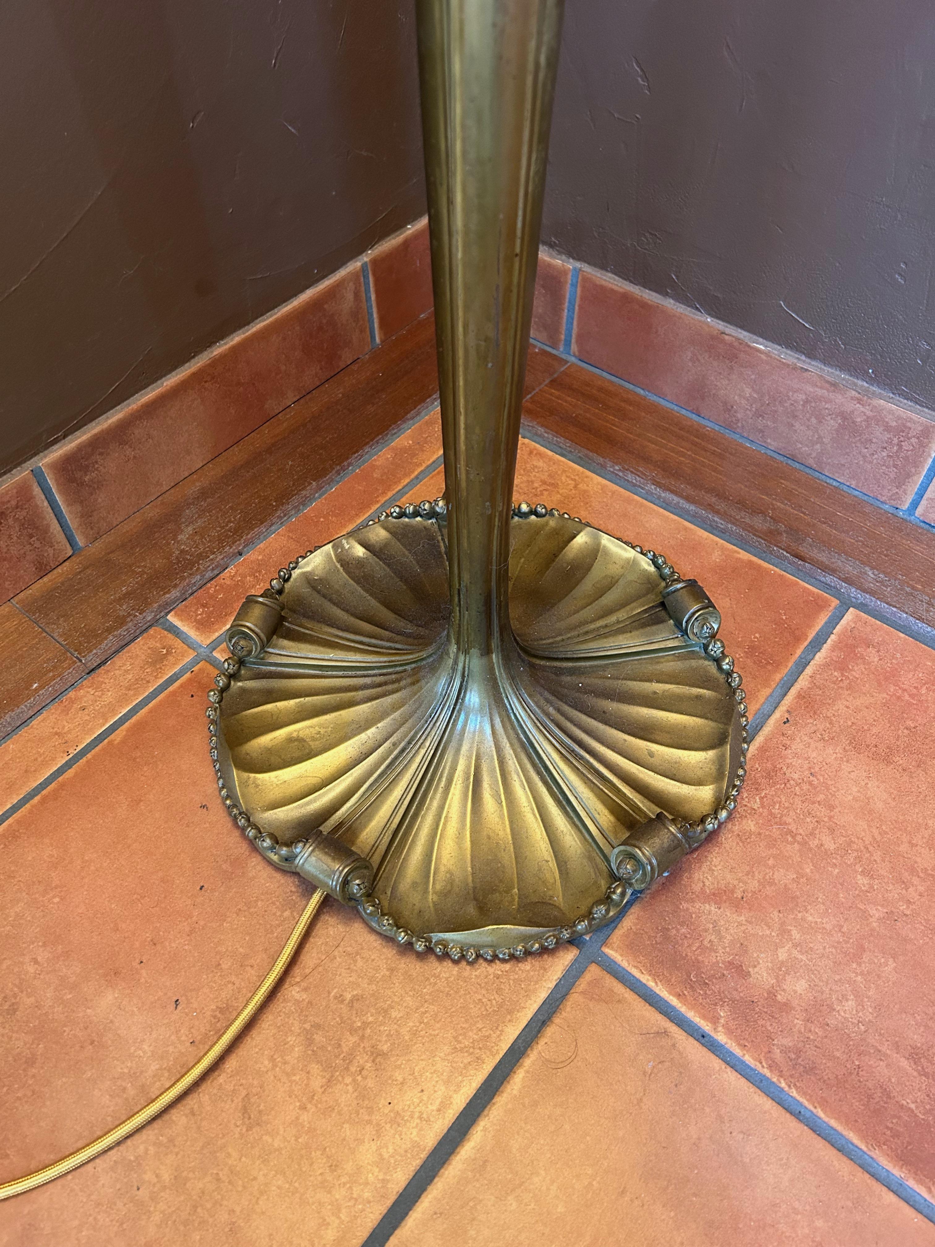 Lámpara de pie Art Déco/Art Nouveau de Maurice Dufrène en Excelente estado para la venta en NANTES, FR