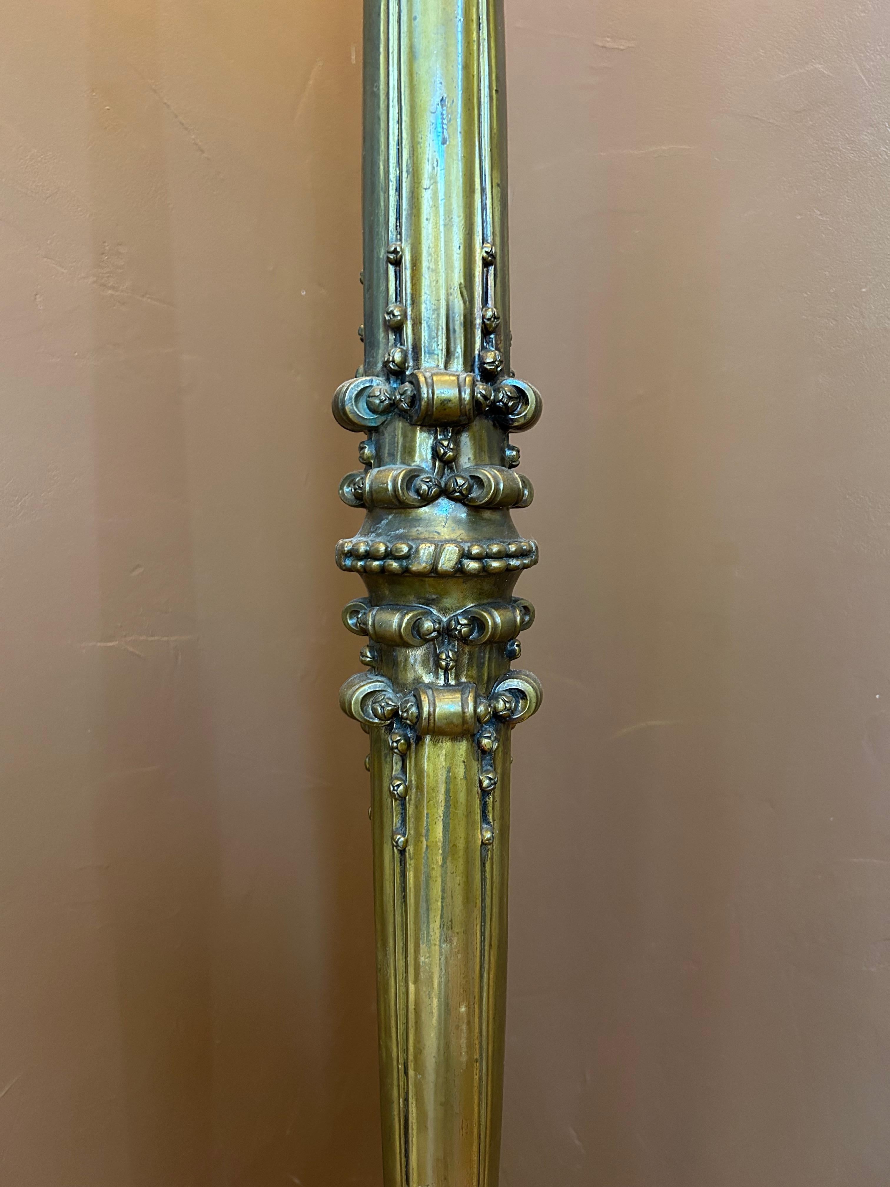 Lámpara de pie Art Déco/Art Nouveau de Maurice Dufrène principios del siglo XX en venta