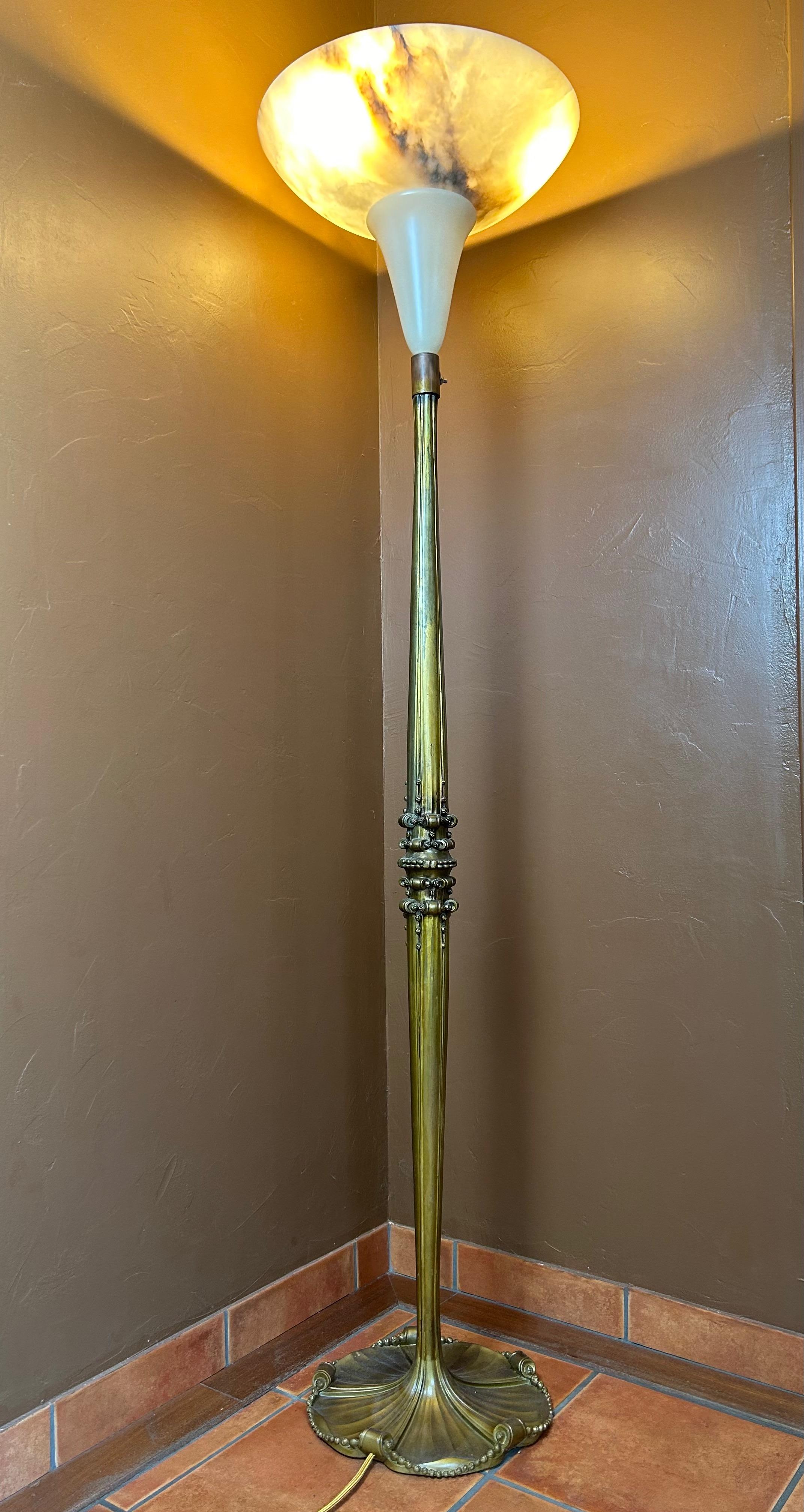 Lámpara de pie Art Déco/Art Nouveau de Maurice Dufrène en venta 1