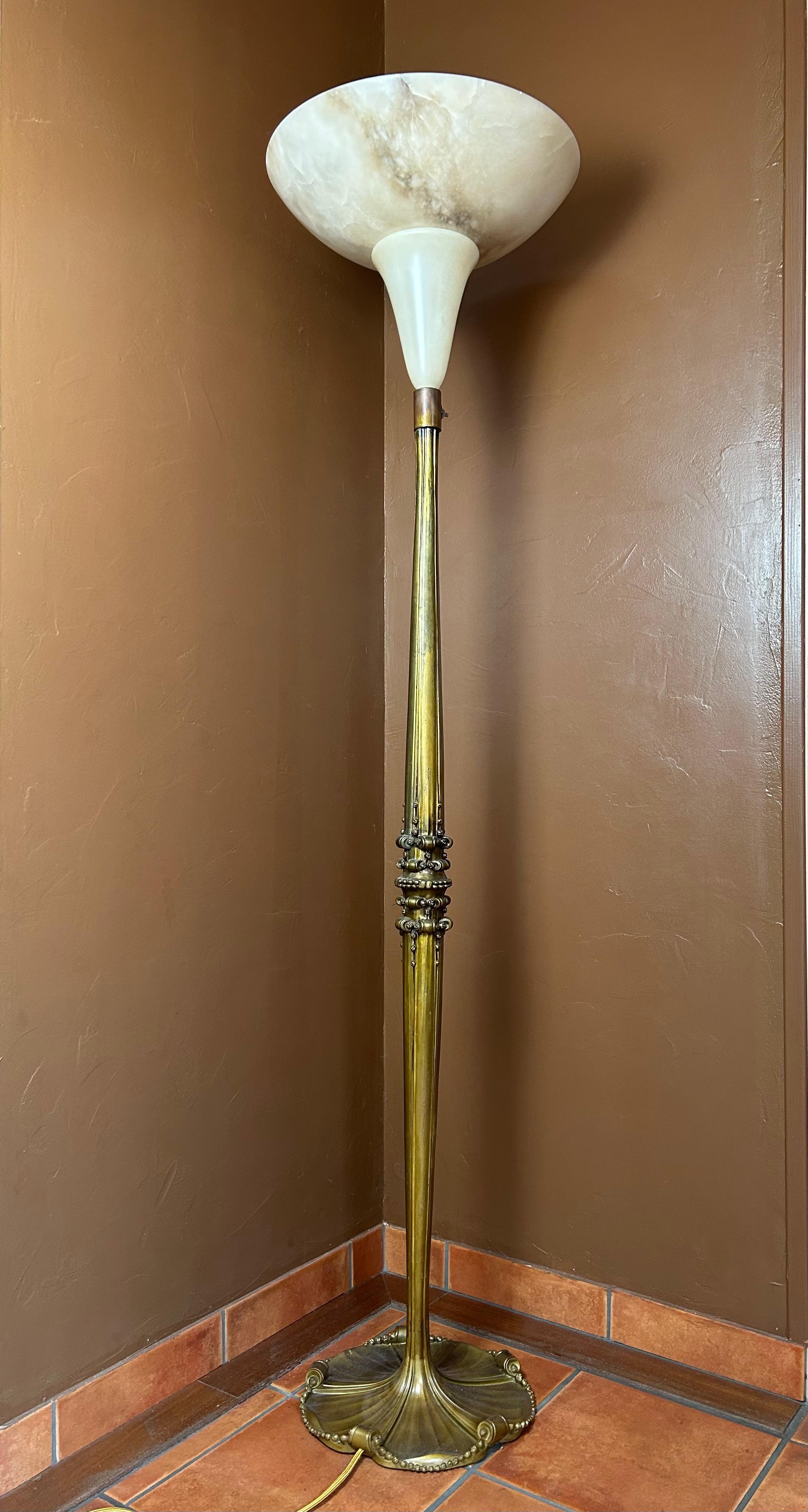 Lámpara de pie Art Déco/Art Nouveau de Maurice Dufrène en venta 2