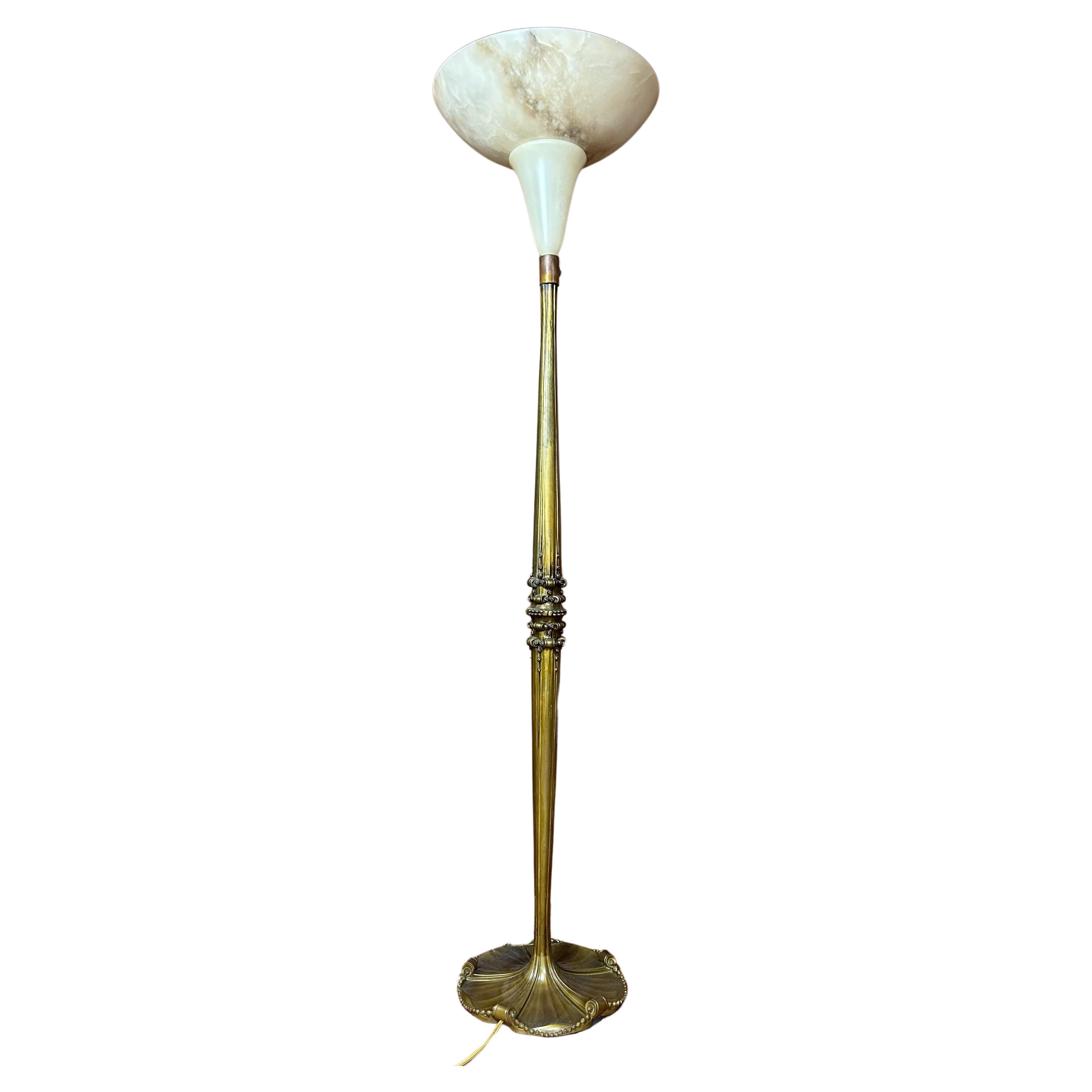 Art Deco/Art Nouveau floor lamp by Maurice Dufrène