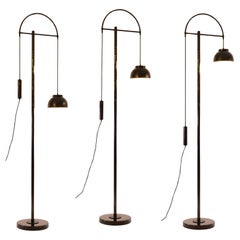 Art Deco, Art Nouveau Lift Floor Lamp Adjustable in Height, Re Edition