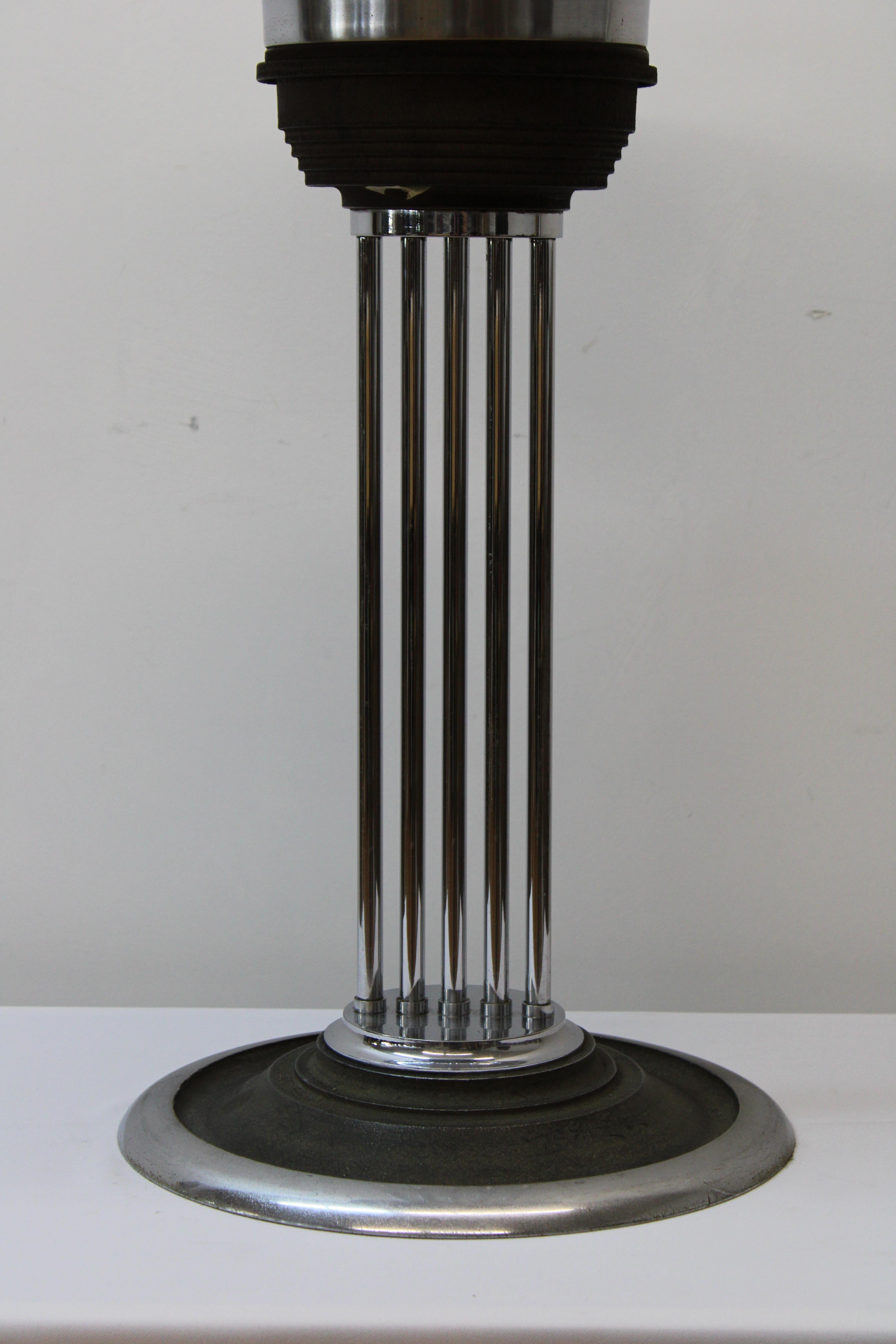Art Deco Ashtray / Cocktail Smoker Stand Designed By W.J Campbell In Good Condition In San Francisco, CA