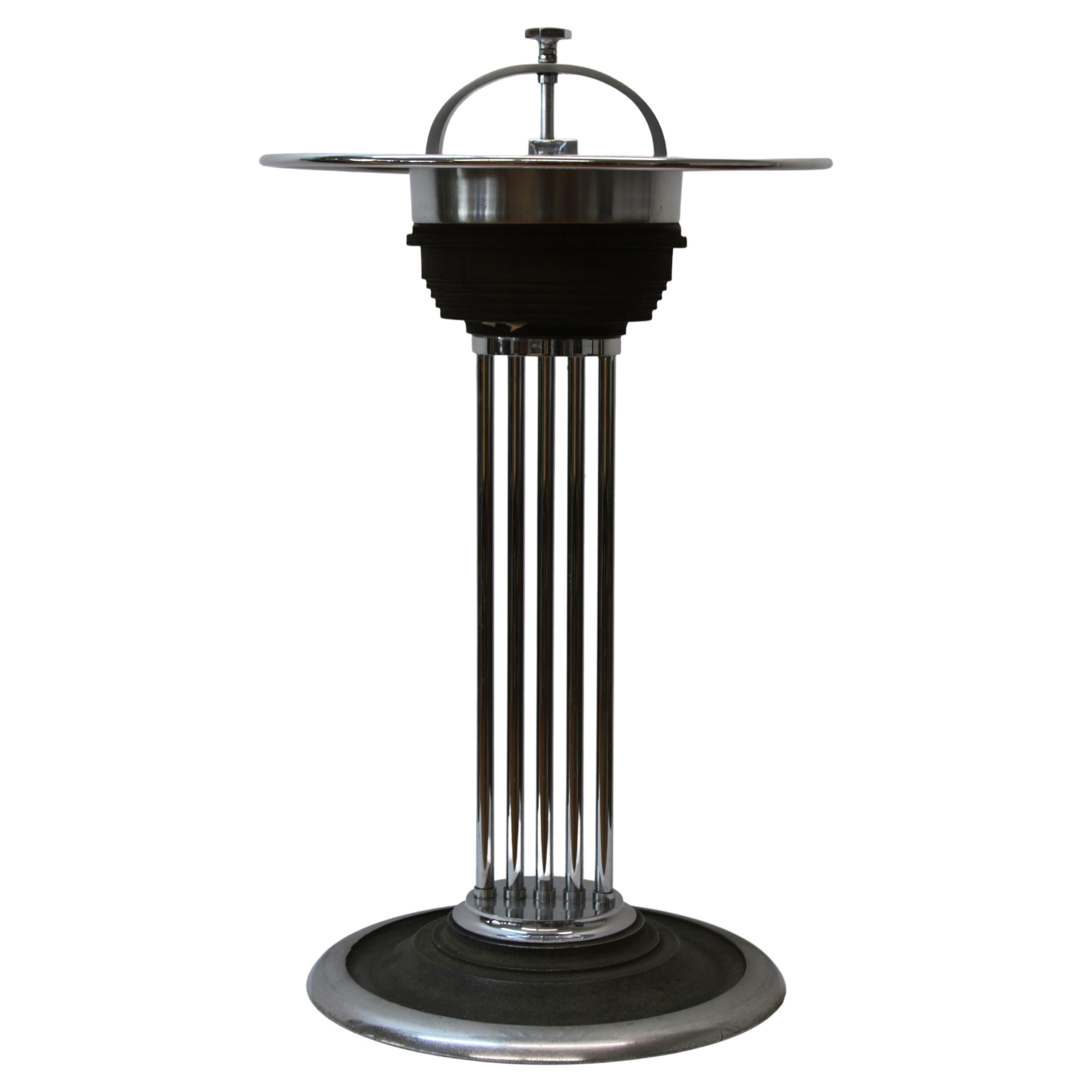 Art Deco Ashtray / Cocktail Smoker Stand Designed By W.J Campbell