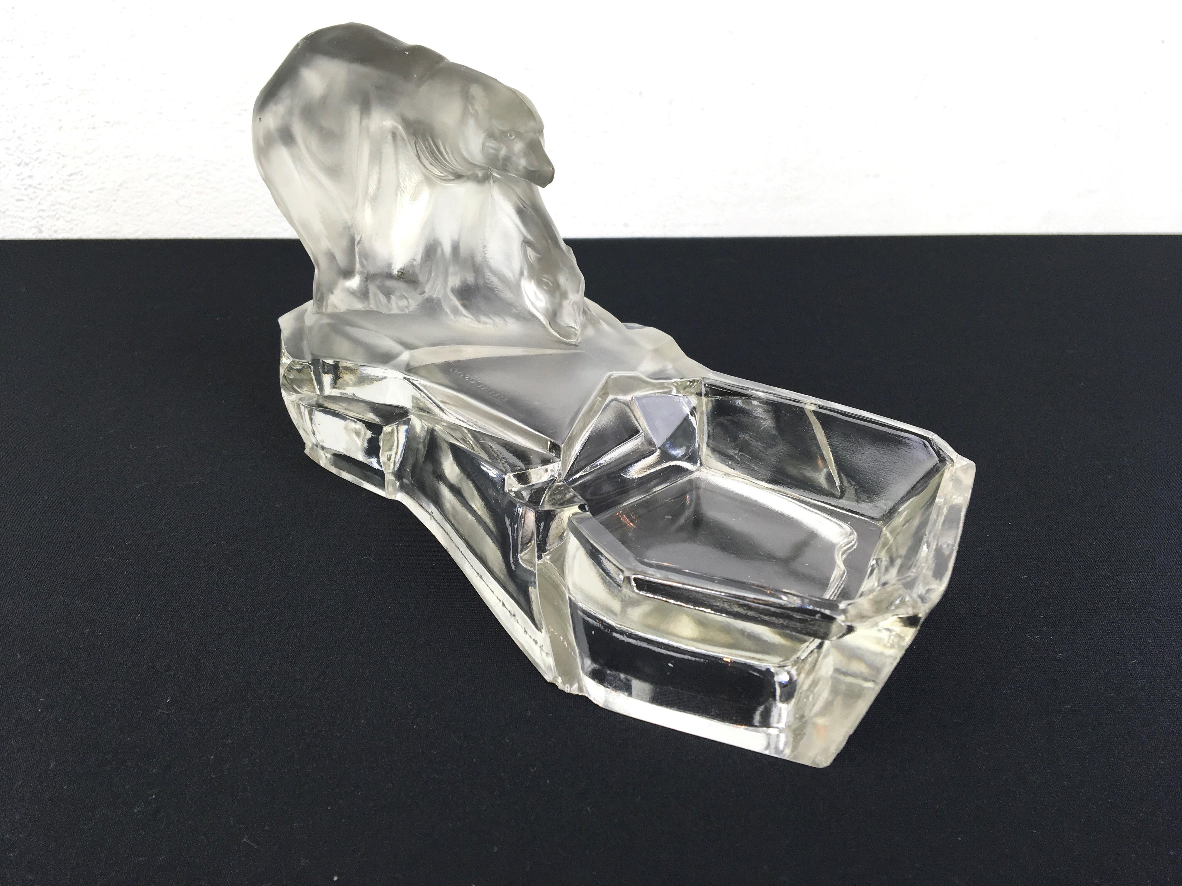 Art Deco Ashtray with Polar Bears, Karel Zentner, Czechoslovakia 4