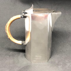 Art Deco Asprey & Co London Silver Plated Old Creamer with Handle, Signed