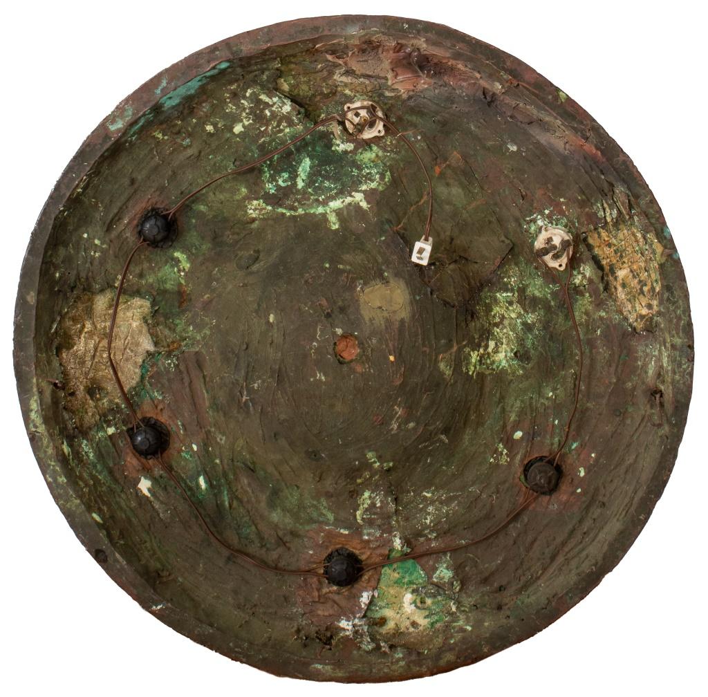 Art Deco Assyrian Revival Flush Ceiling Mount 3