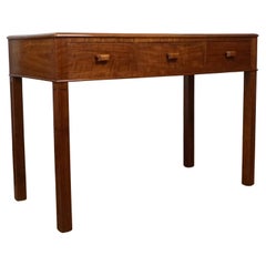 Antique Art Deco Australian Walnut Desk/Console Table by Betty Joel