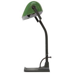 Art Deco Austrian Banker's Lamp by Astral