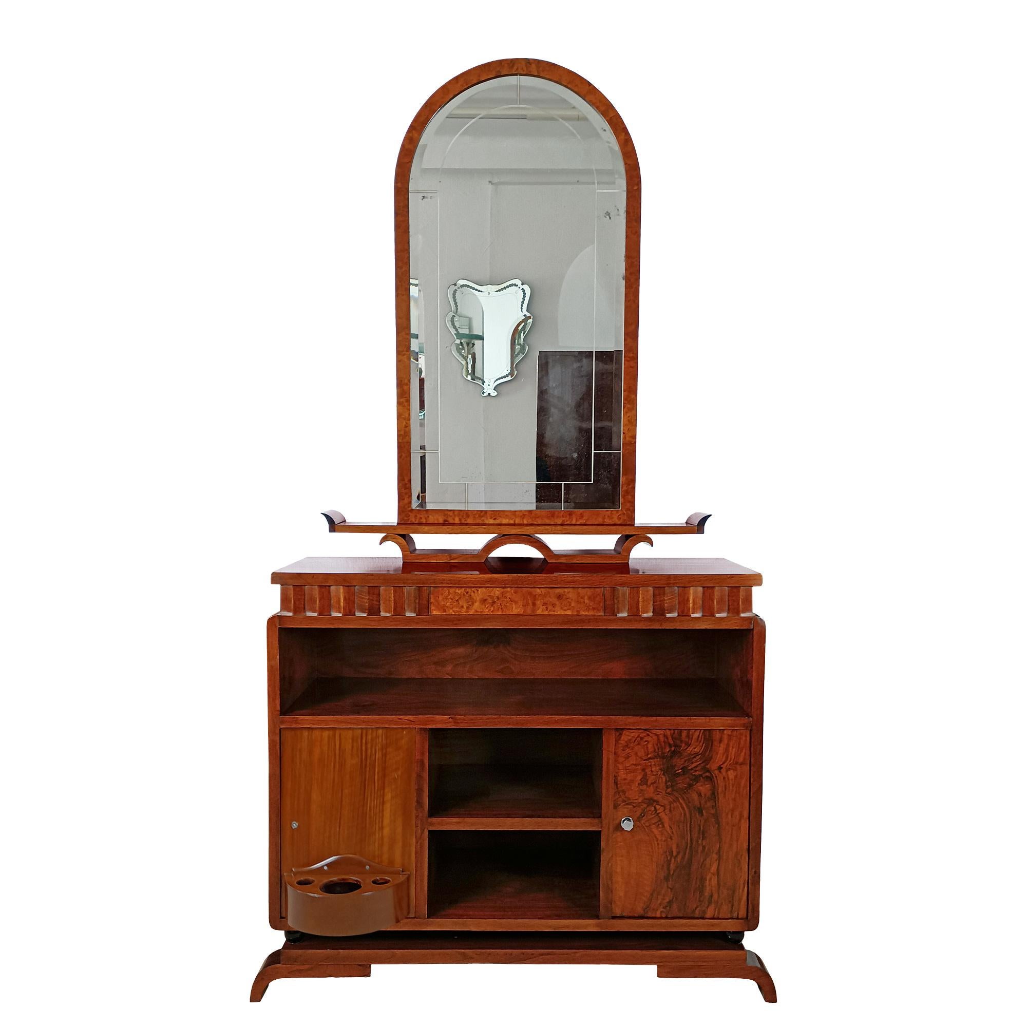Italian Art Deco auxiliary or entrance cabinet - Italy 1925 For Sale