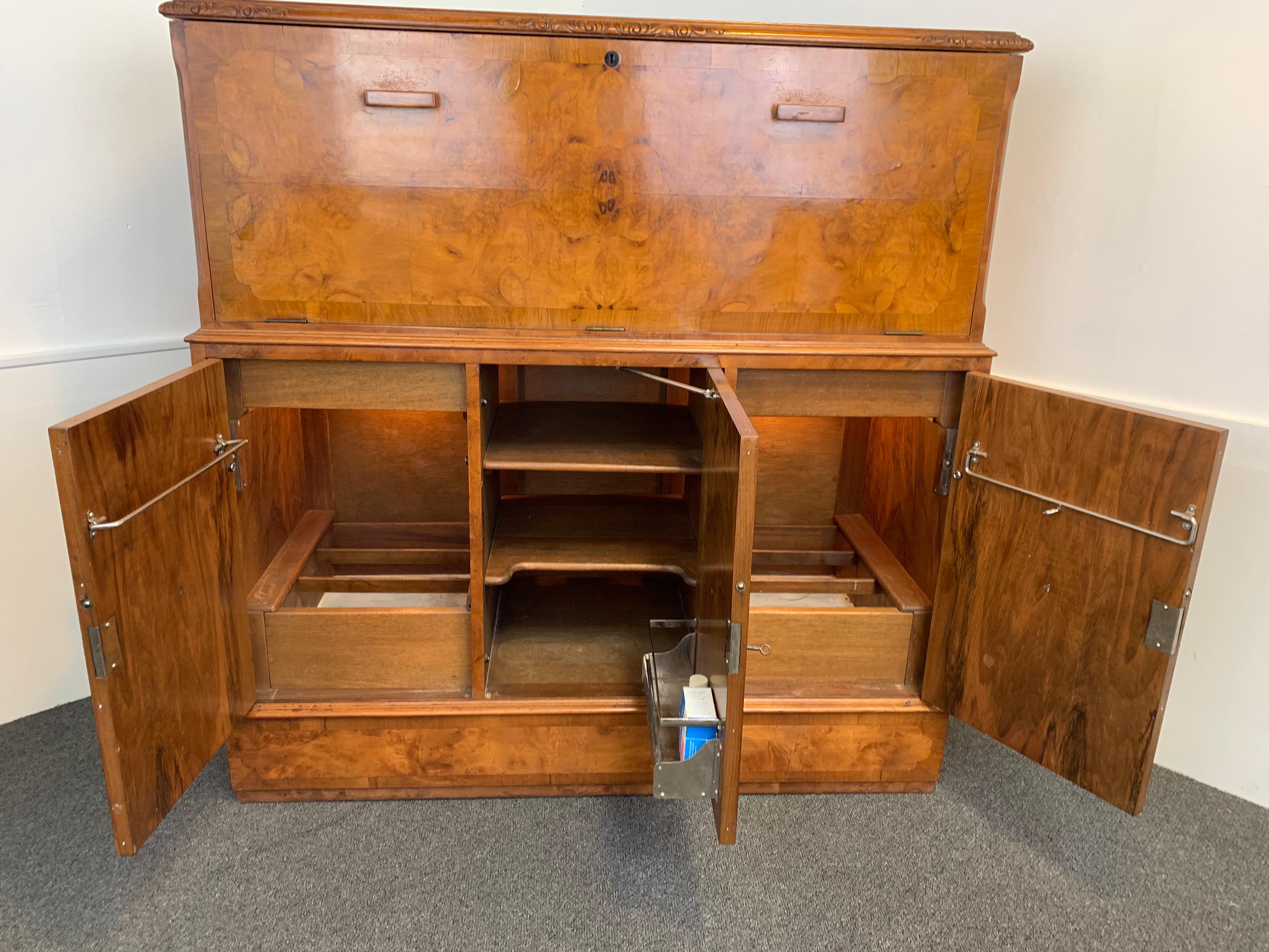 Art Deco Aw Lyn Cocktail Cabinet Sideboard 3
