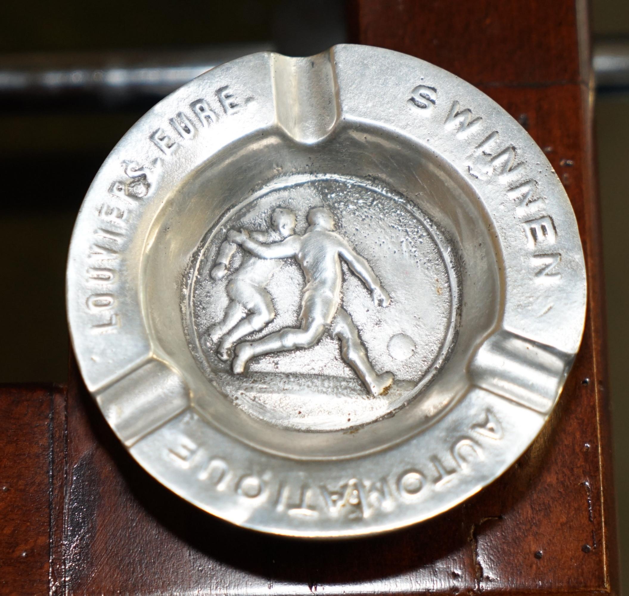 ART DECO BABYFOOT TOULET EST 1857 FOOTBALL OR FOOSBALL TABLE WiTH CHROME PLAYERS 2