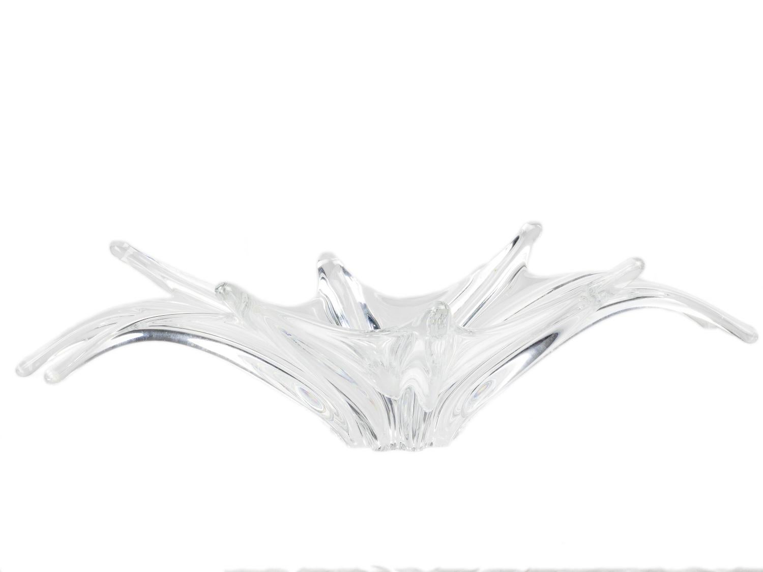 Ciotola centrotavola Art Deco Baccarat - Vetro soffiato a mano, Francia in vendita 7