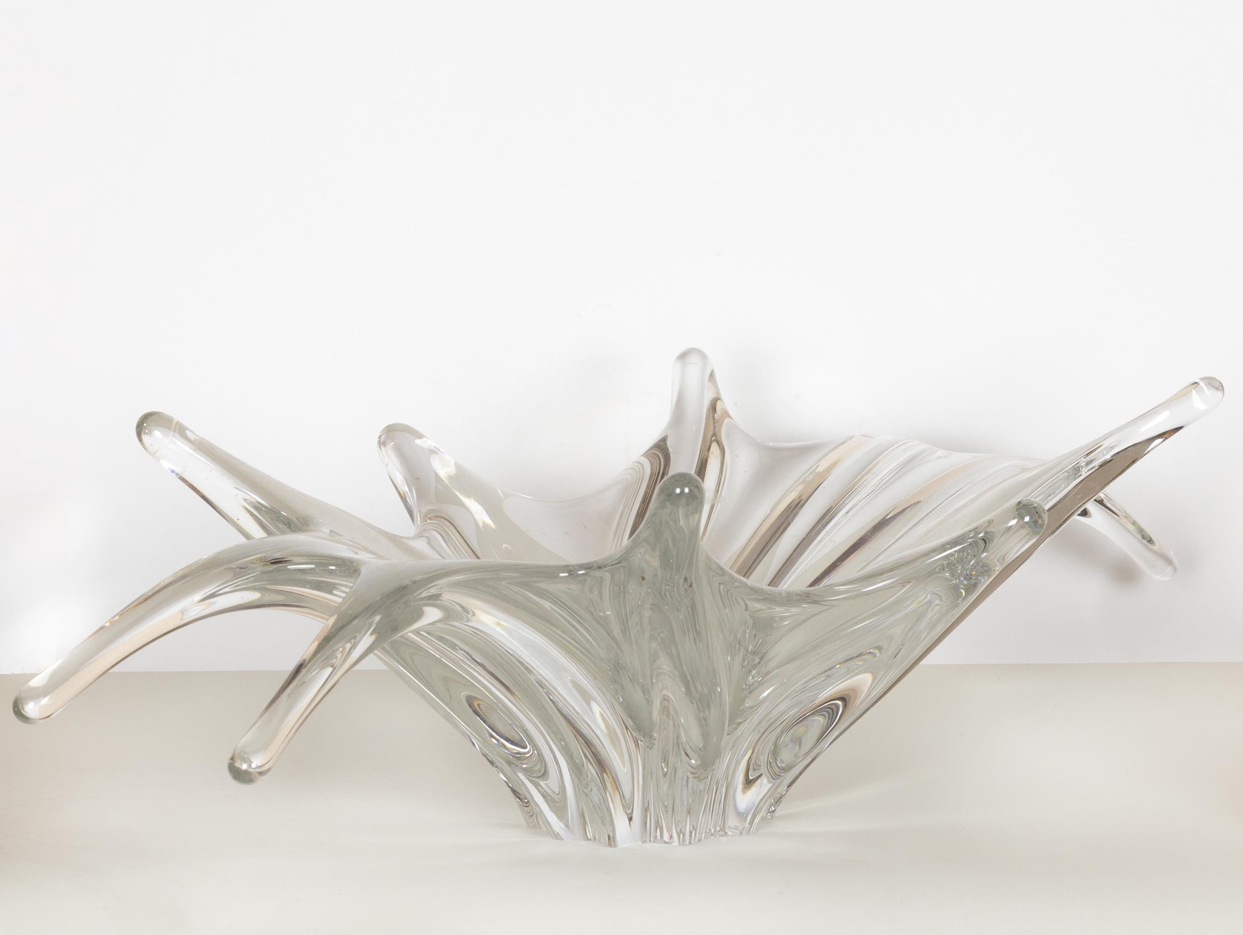 Ciotola centrotavola Art Deco Baccarat - Vetro soffiato a mano, Francia in vendita 8