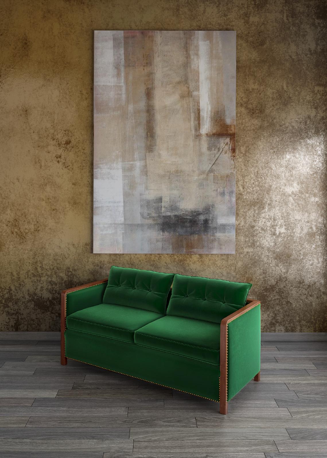Utterly lounge worthy, the Bacco sofa design is a contemporary remodel of the iconic boxy chair.

Pushing the boundaries in design and playing around with different textures and finishes, the Boxy Bacco sofa blends combines a chic mix of materials