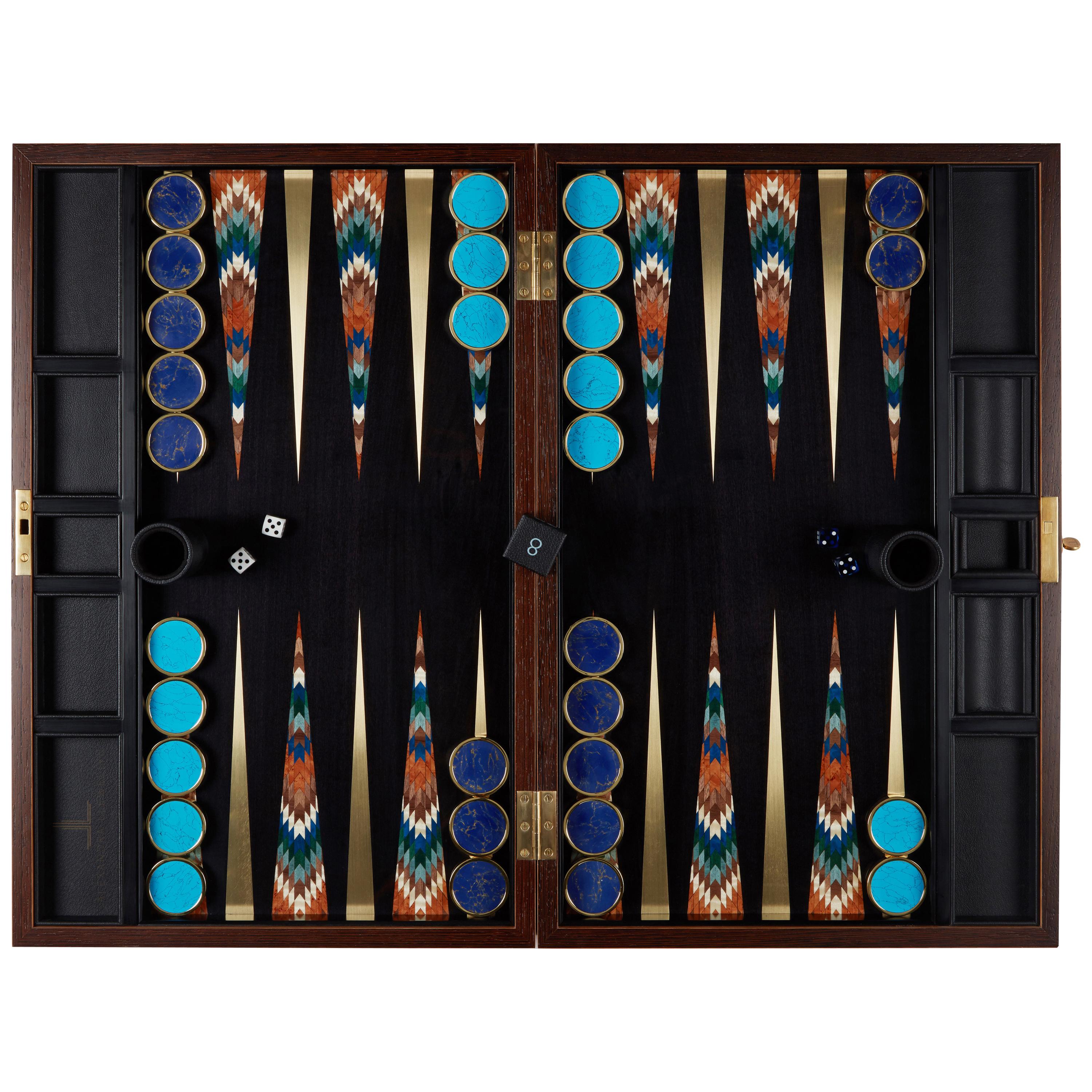 Art Deco Backgammon Board by Alexandra Llewellyn