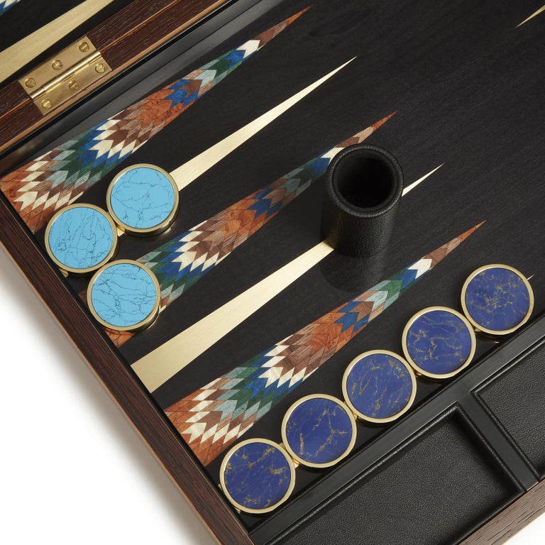Llewellyn creates a limited edition backgammon board for Courbet and The Surf Club inspired by Miami's and The Surf Club's elegant art deco design identity inherited from its glamorous heydays.

Ed. of 4 + 1 AP

MATERIALS

The custom marquetry
