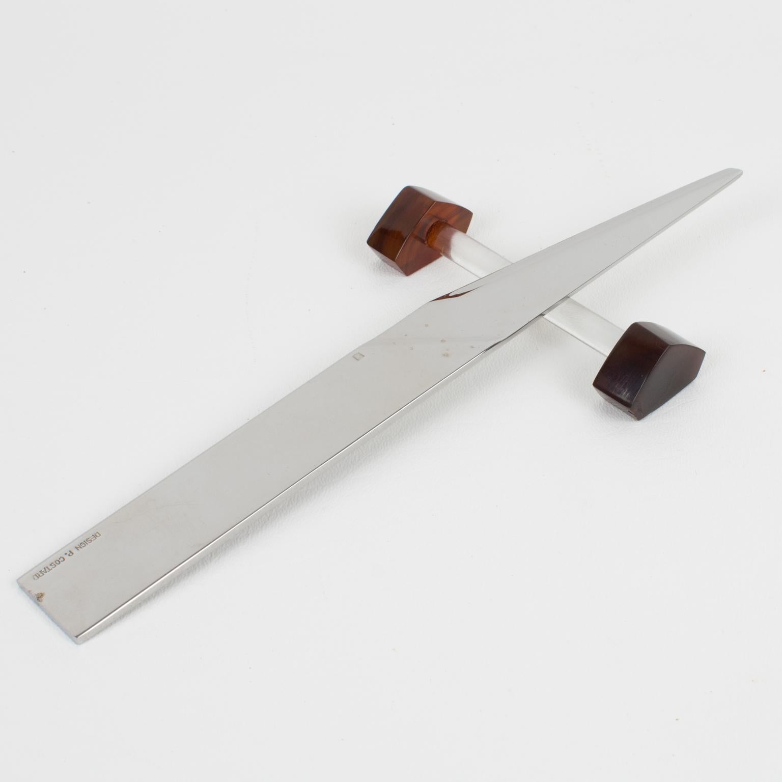 Art Deco Bakelite and Glass Chopstick Knife Rests Set, 12 pieces in box en vente 4