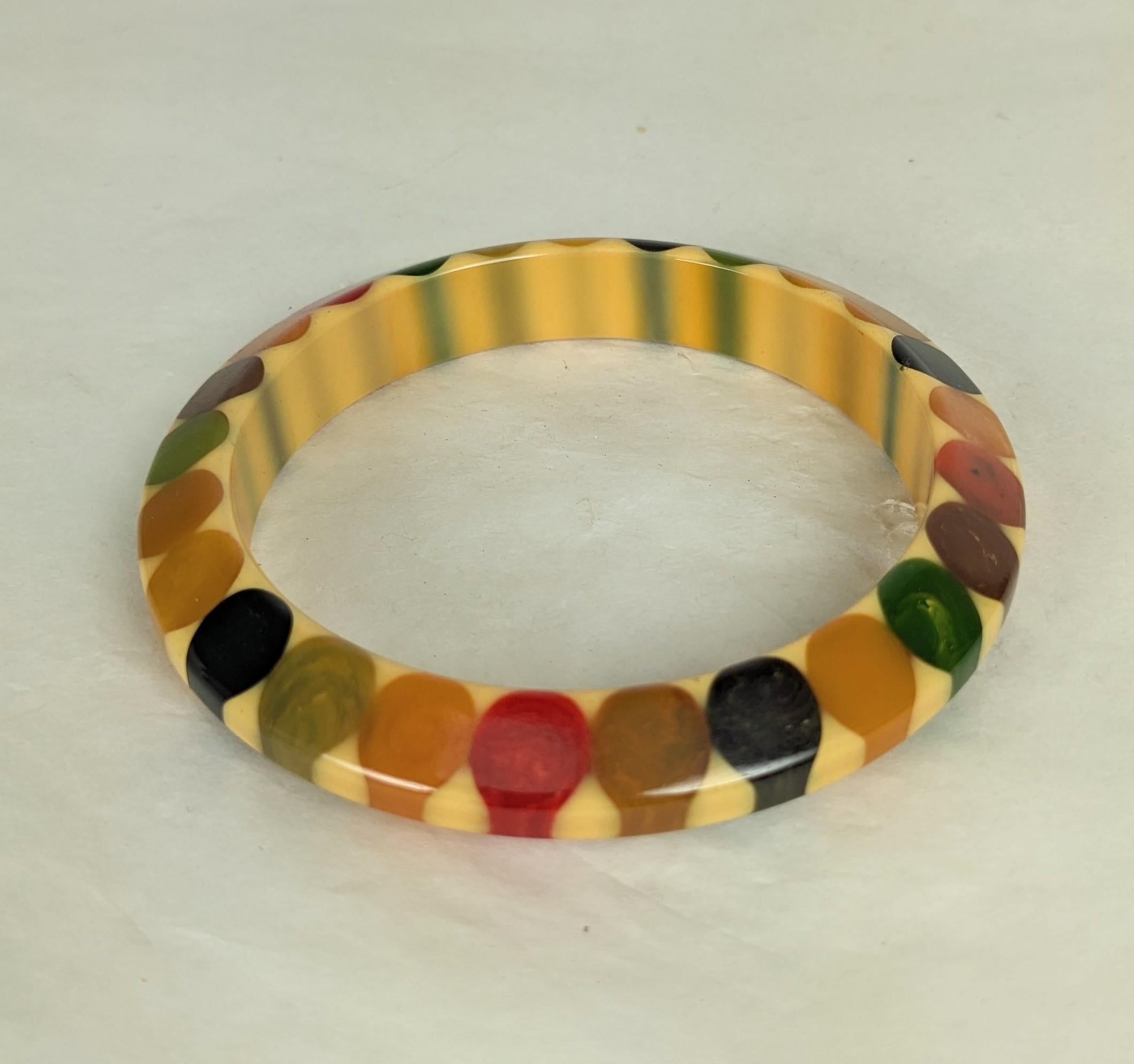 Art déco Bracelet nœud papillon en bakélite Art Déco, Belle Kogan en vente