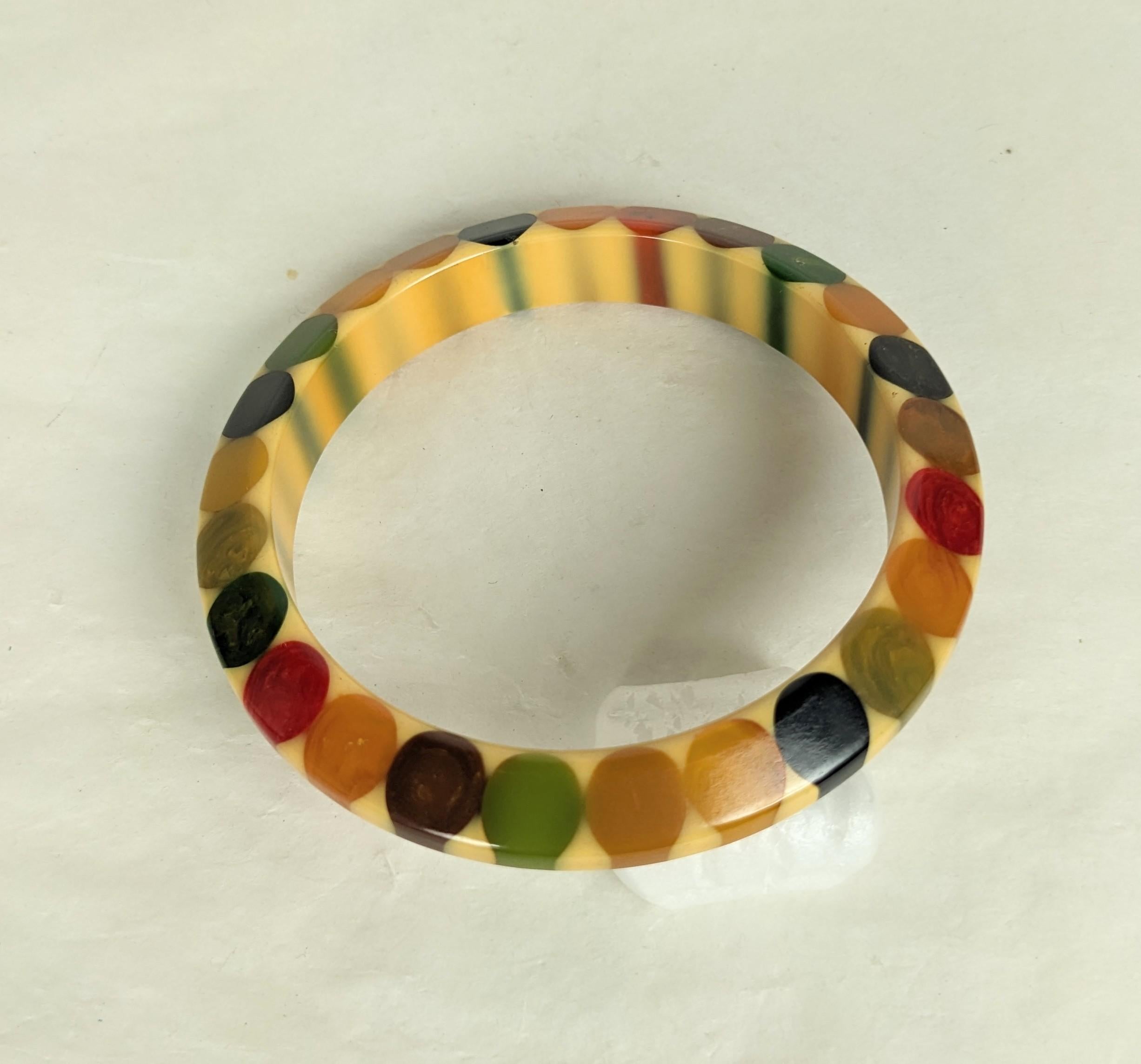 Bracelet nœud papillon en bakélite Art Déco, Belle Kogan en vente 3