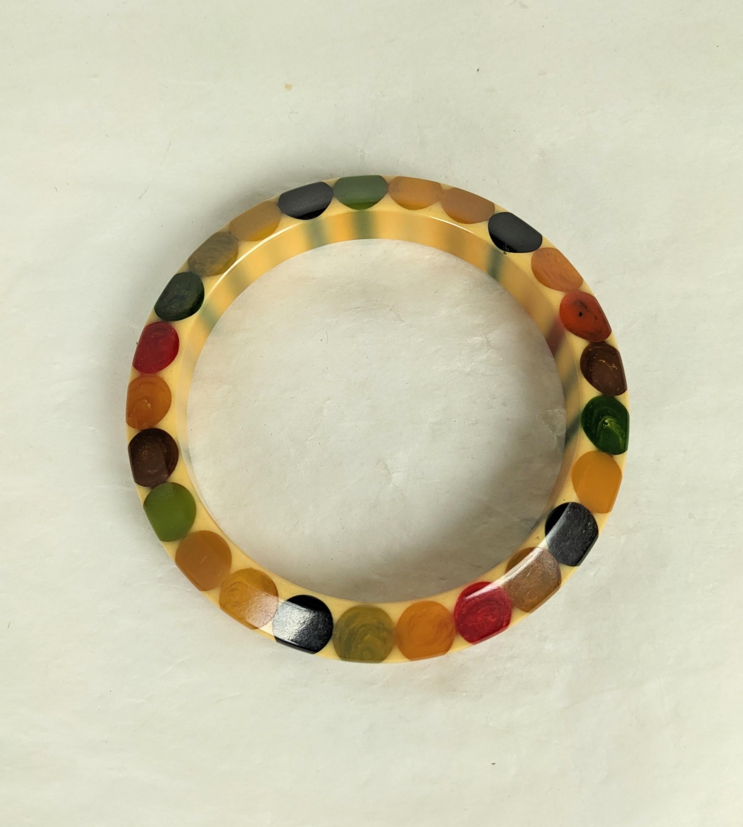 Bracelet nœud papillon en bakélite Art Déco, Belle Kogan en vente 4