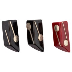 Art Deco Bakelite Clips c. 1920-30
