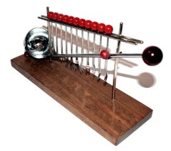 Art-déco-Cocktail-Set aus Bakelit und Schöpfkelle und Bargeschirr, Französisch, ca. 1930er Jahre