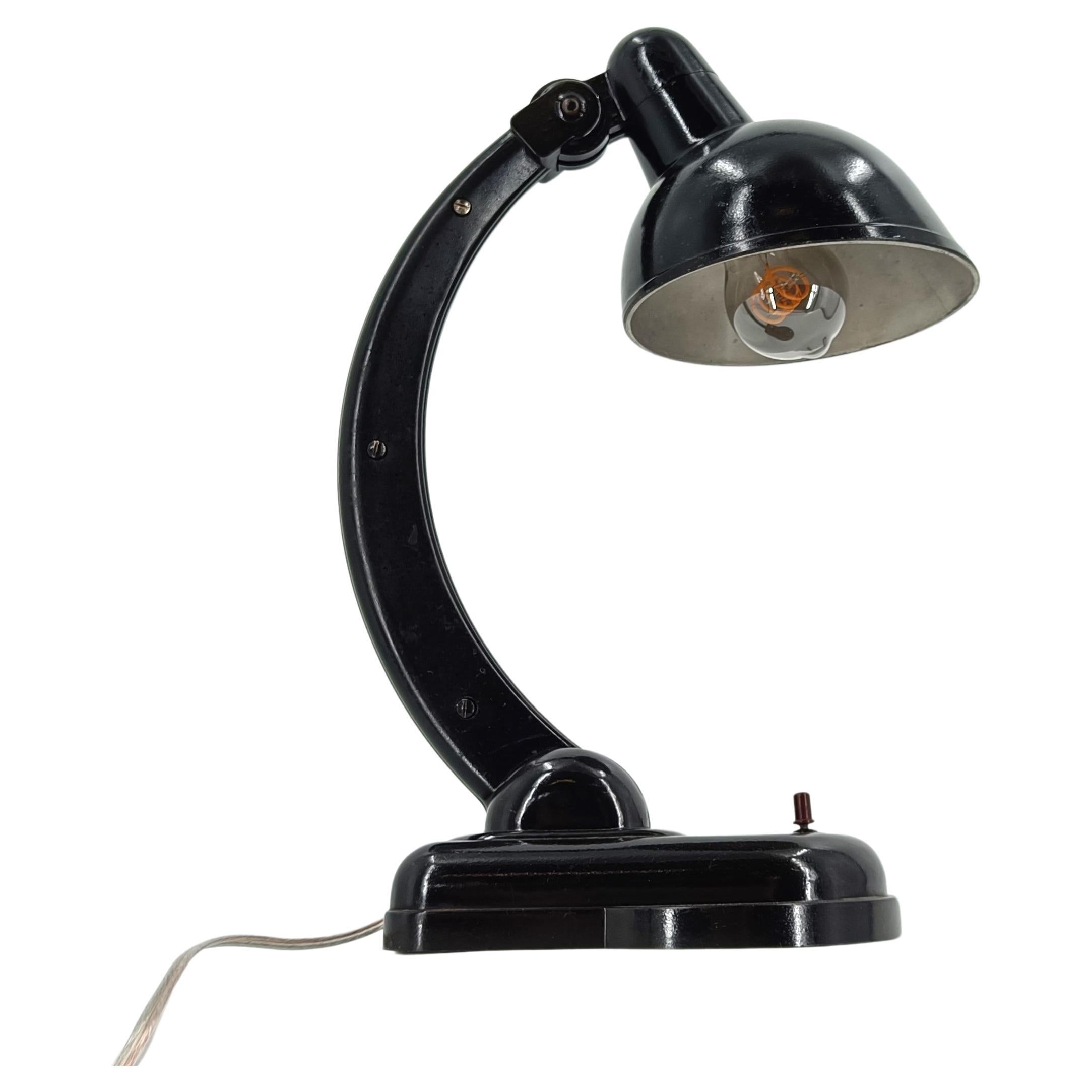 Art deco bakelite desk lamp, 1950s