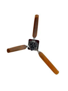 Art Deco Bakelite Handled Appetizer Forks in a Cube-Form Bakelite Stand