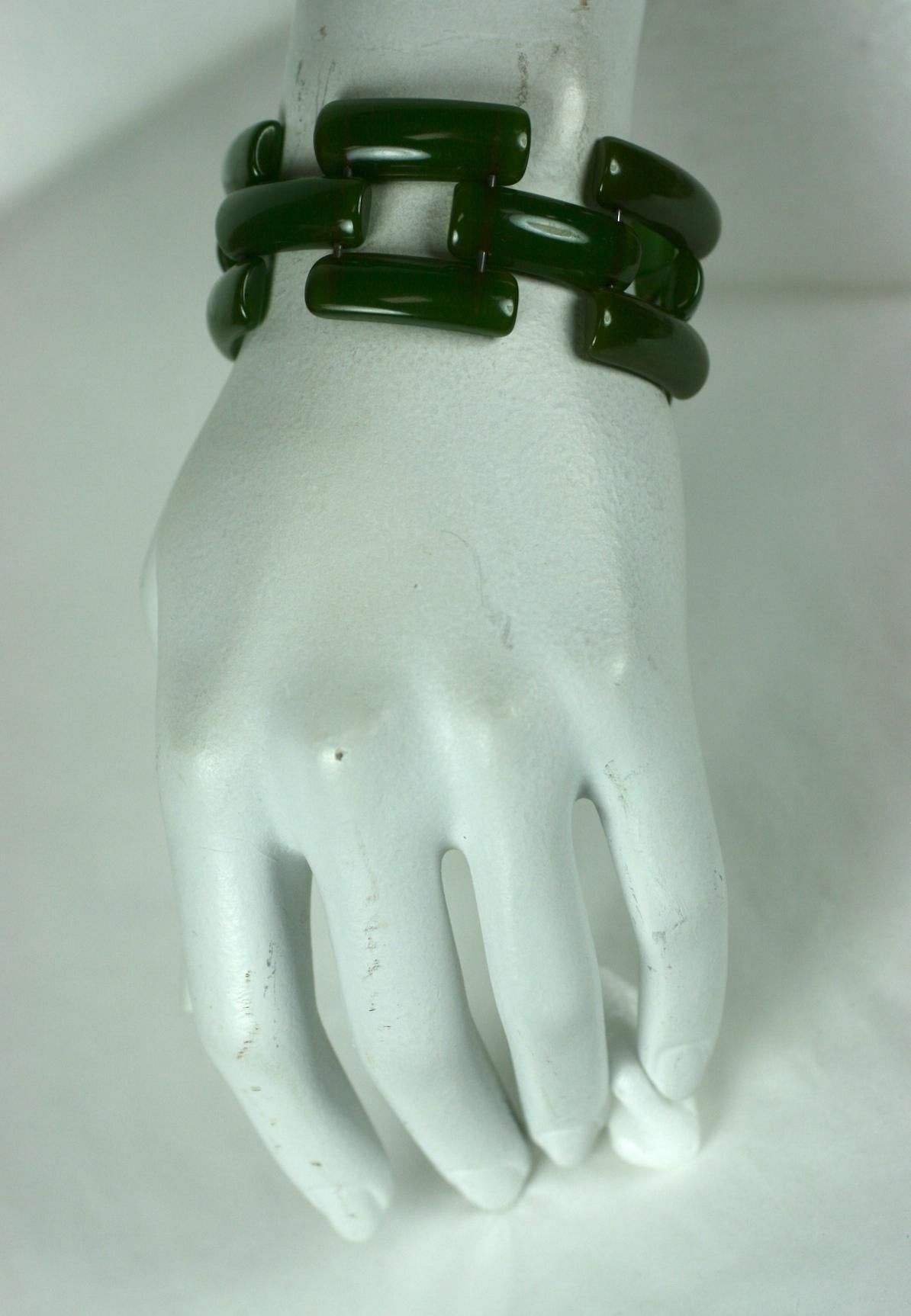 Art Deco Bakelite Link Bracelet 1