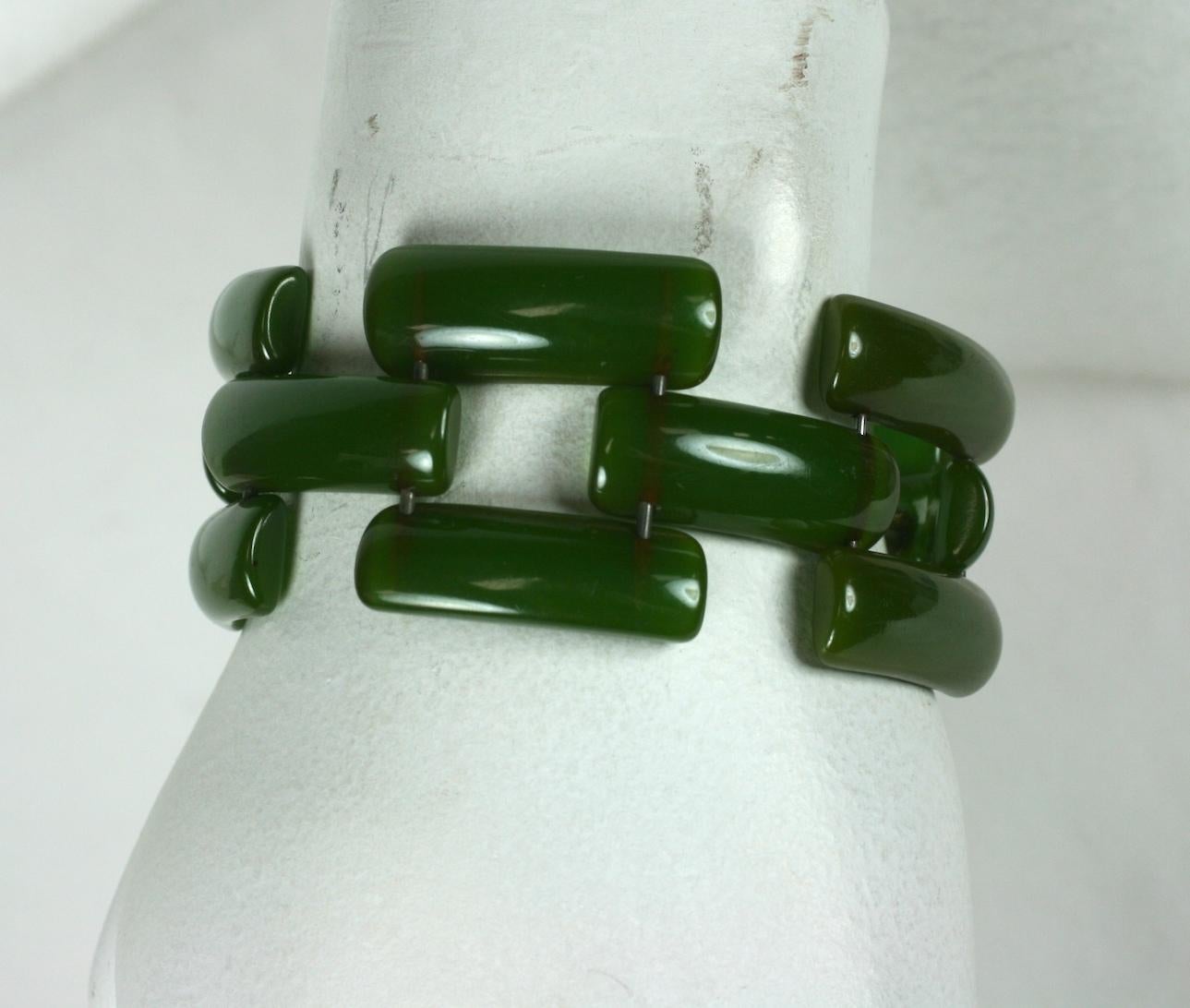 Art Deco Bakelite Link Bracelet 2