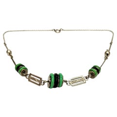 Art Deco Bakelite Necklace By Jacob Bengel, c1930