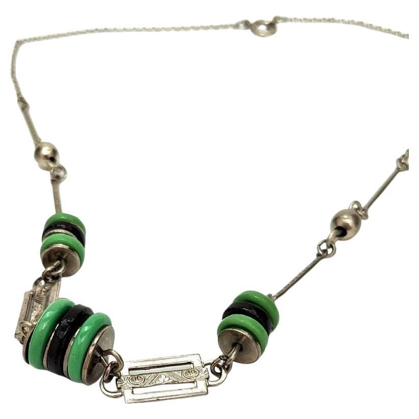 Tedesco Collana in bachelite Art Déco di Jacob Bengel, 1930 ca. in vendita