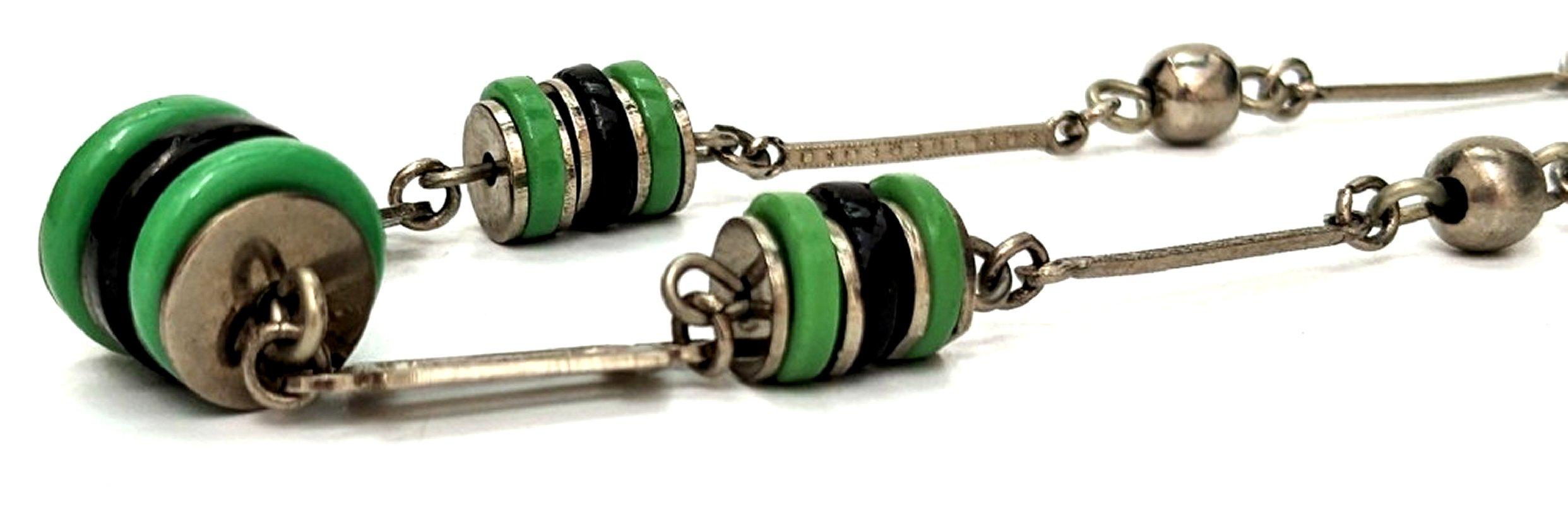 Collana in bachelite Art Déco di Jacob Bengel, 1930 ca. In condizioni buone in vendita a Devon, England