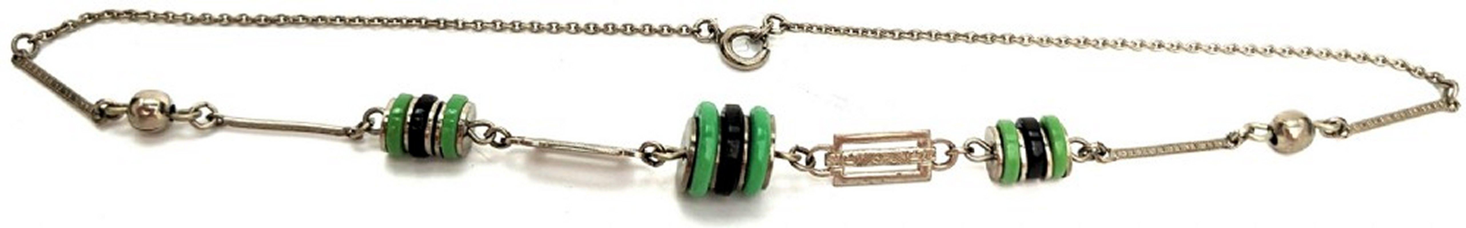 Collana in bachelite Art Déco di Jacob Bengel, 1930 ca. in vendita 2