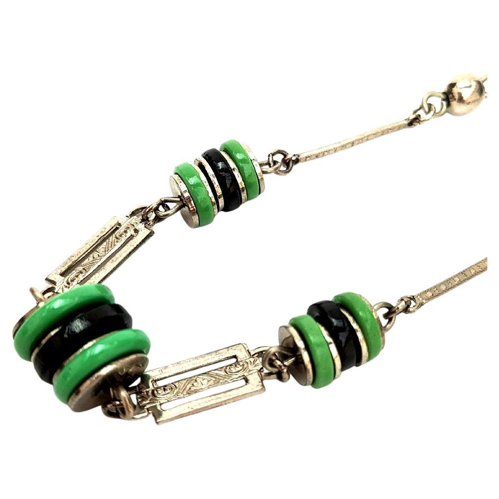 Collana in bachelite Art Déco di Jacob Bengel, 1930 ca.