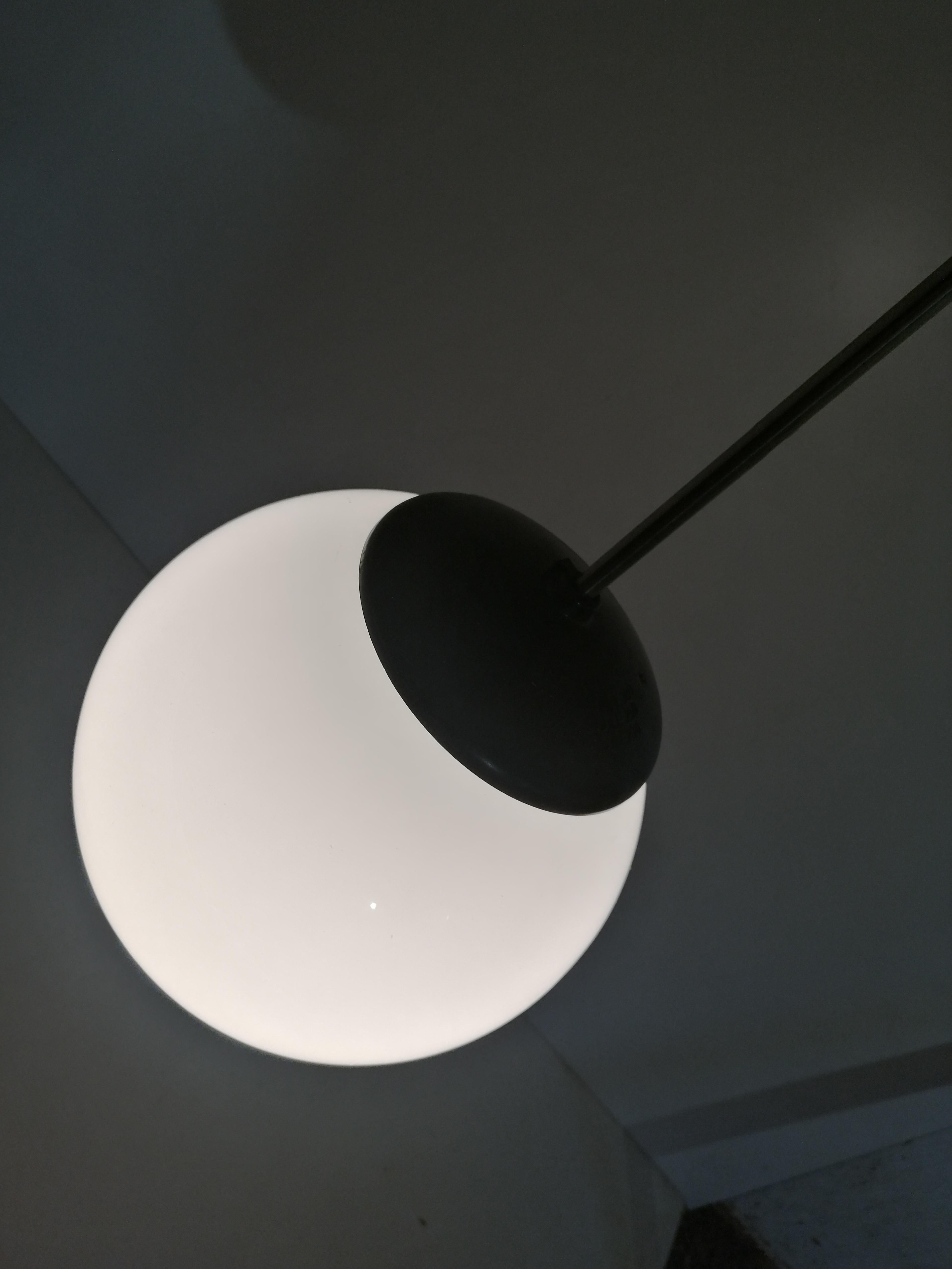 Lampada a sfera Art Deco del 1940 In condizioni buone in vendita a Kraków, Małopolska