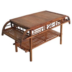 Art Deco Bamboo Coffee Table