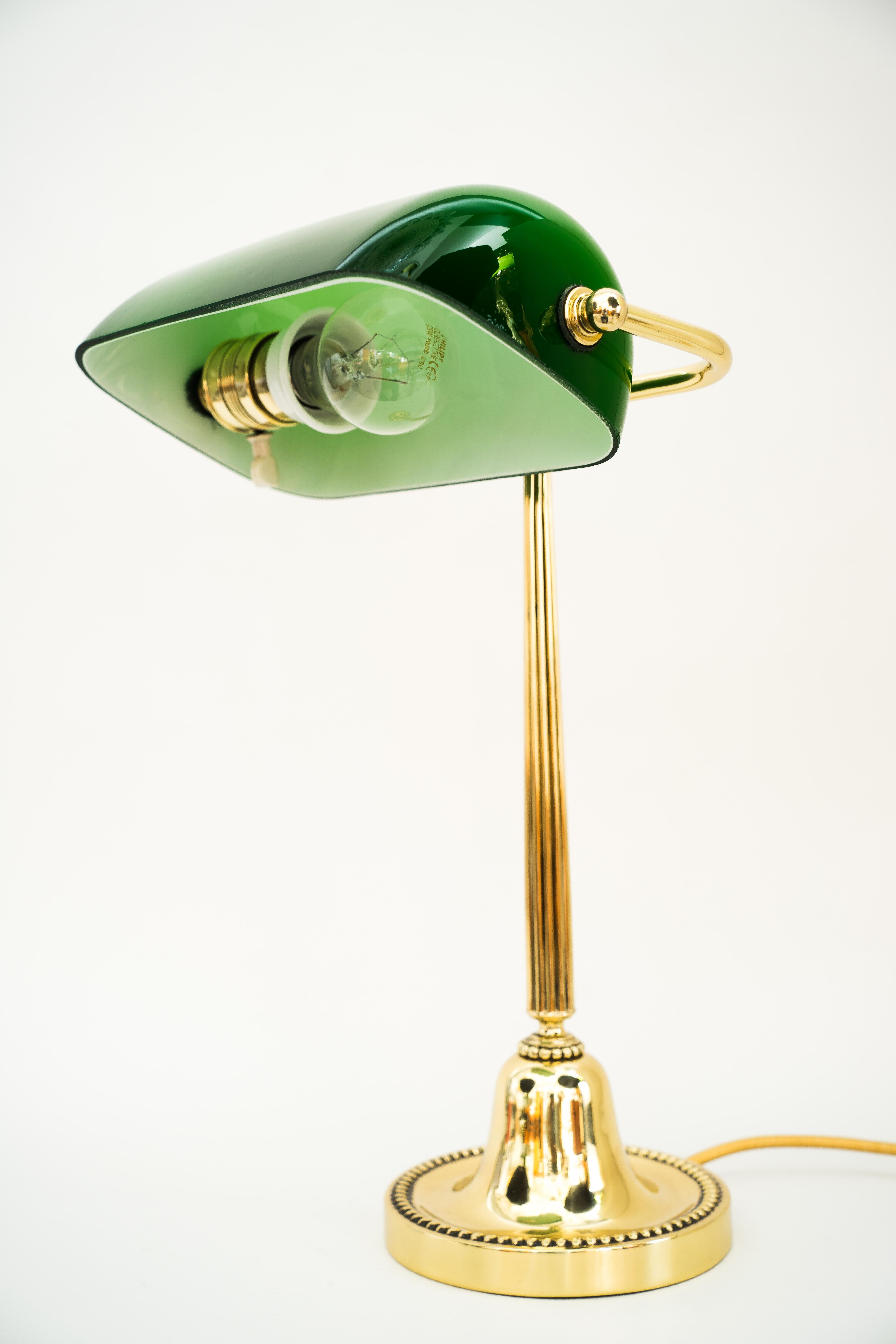 Art Deco Banker Lamp Vienna, 1920s 2