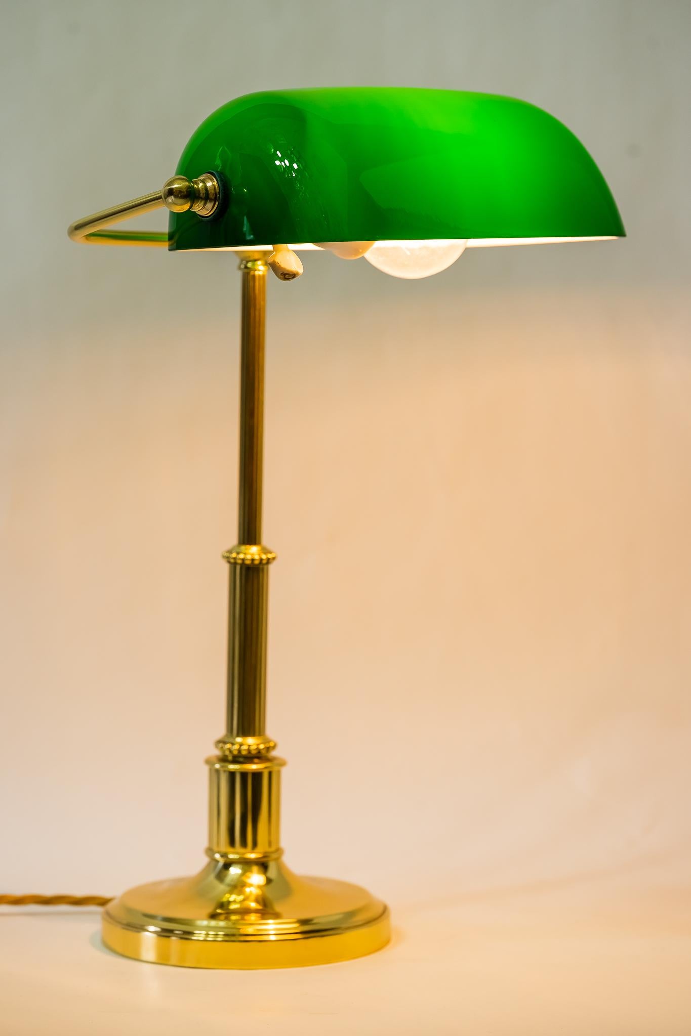 Art Deco Banker Lamp Vienna Around 1920s 3