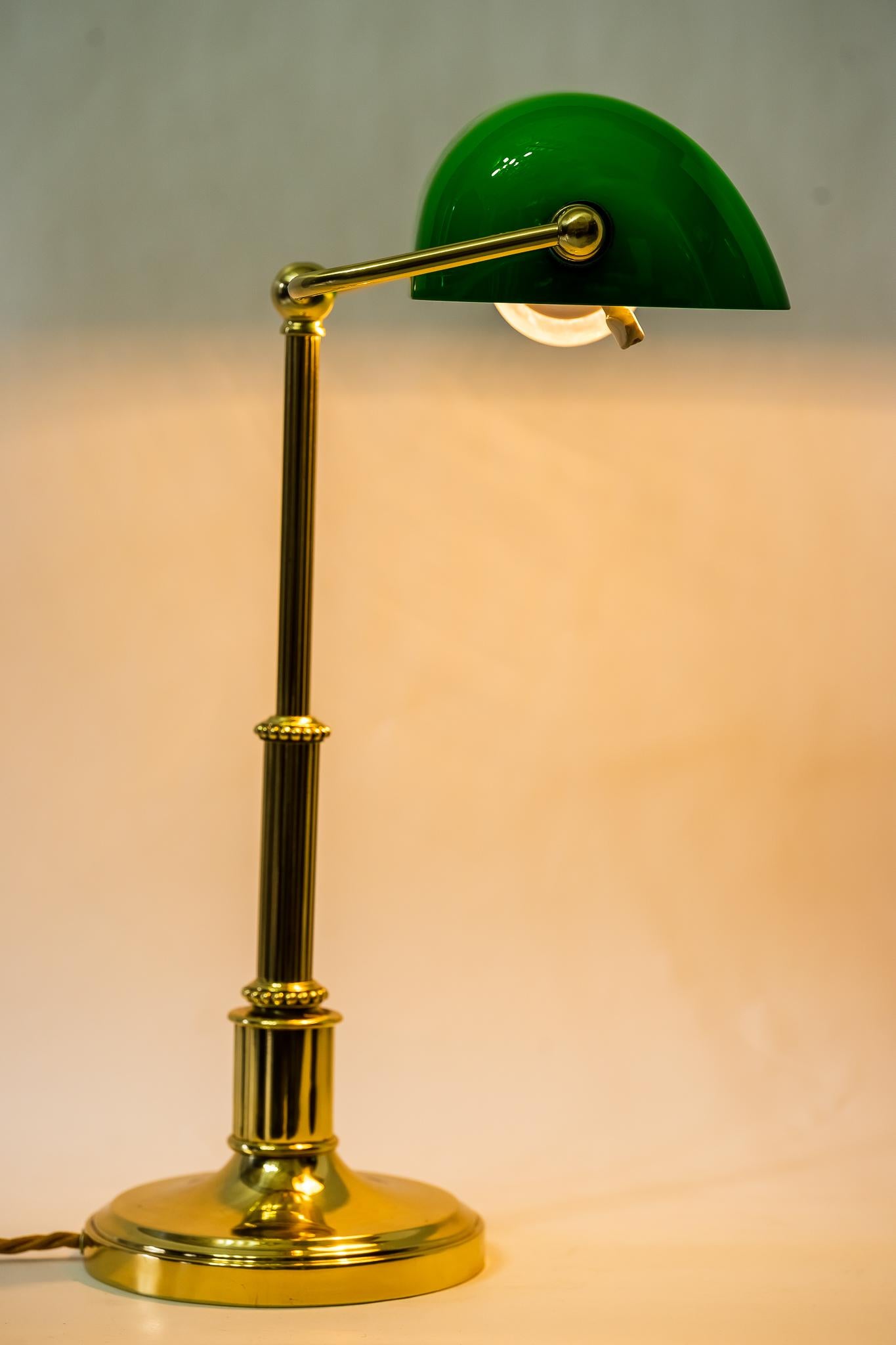 Art Deco Banker Lamp Vienna Around 1920s 4
