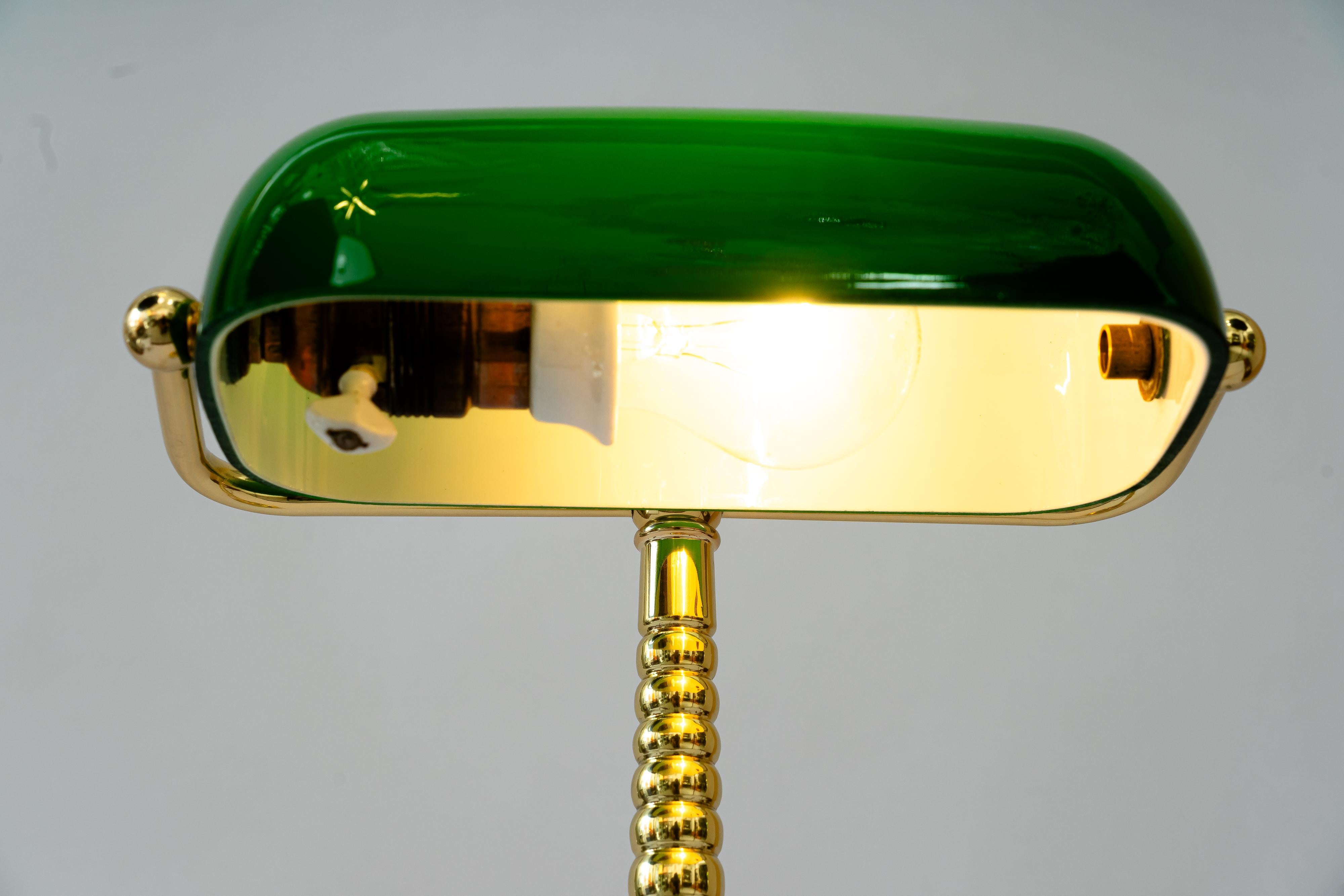 Art Deco Banker lamp vienna around 1920s  4