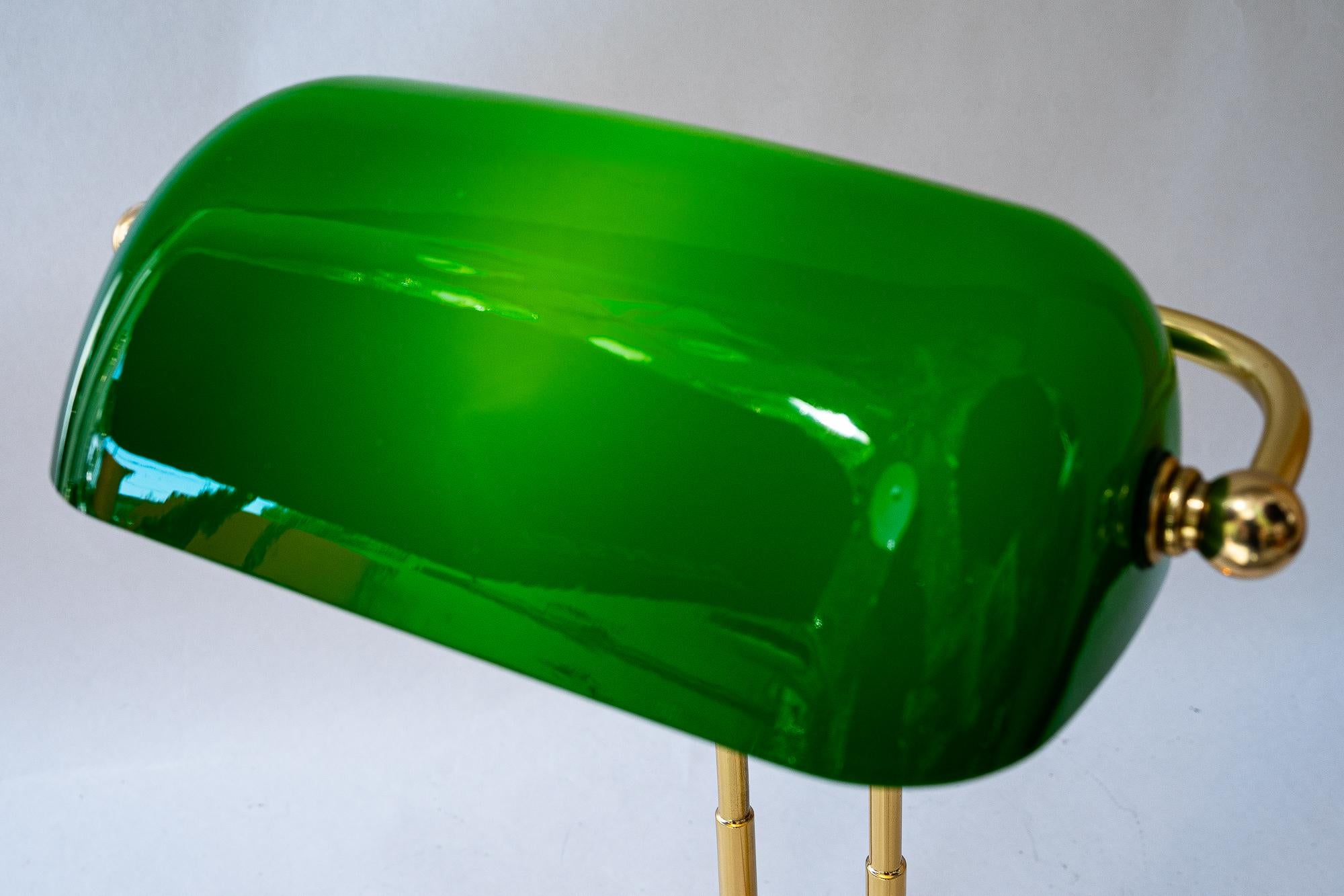 Art Deco Banker Lampe Wien um 1920er Jahre im Angebot 5