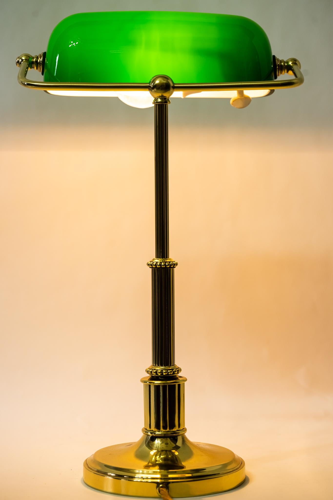 Art Deco Banker Lamp Vienna Around 1920s 6