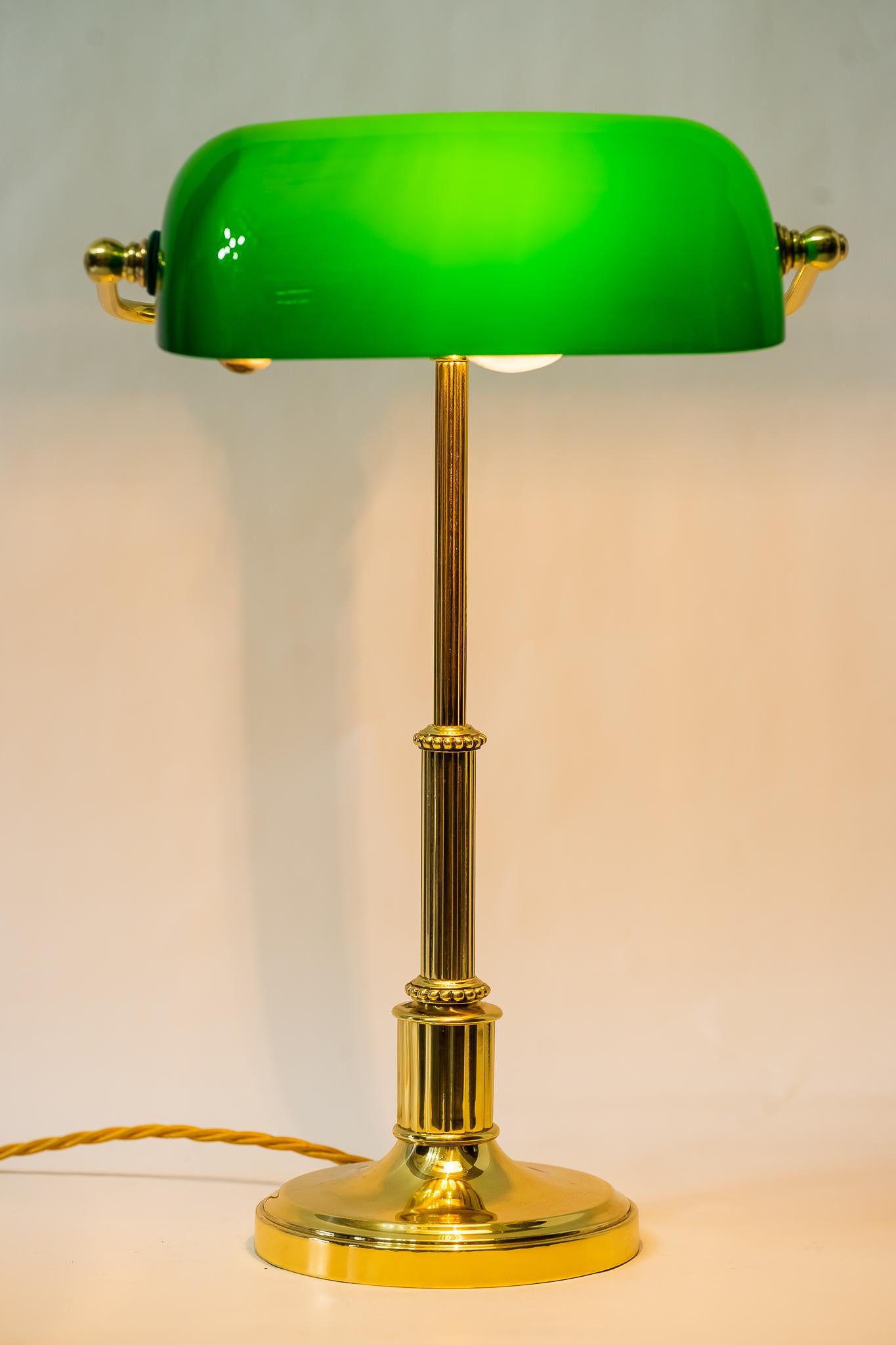 Art Deco Banker Lamp Vienna Around 1920s 7