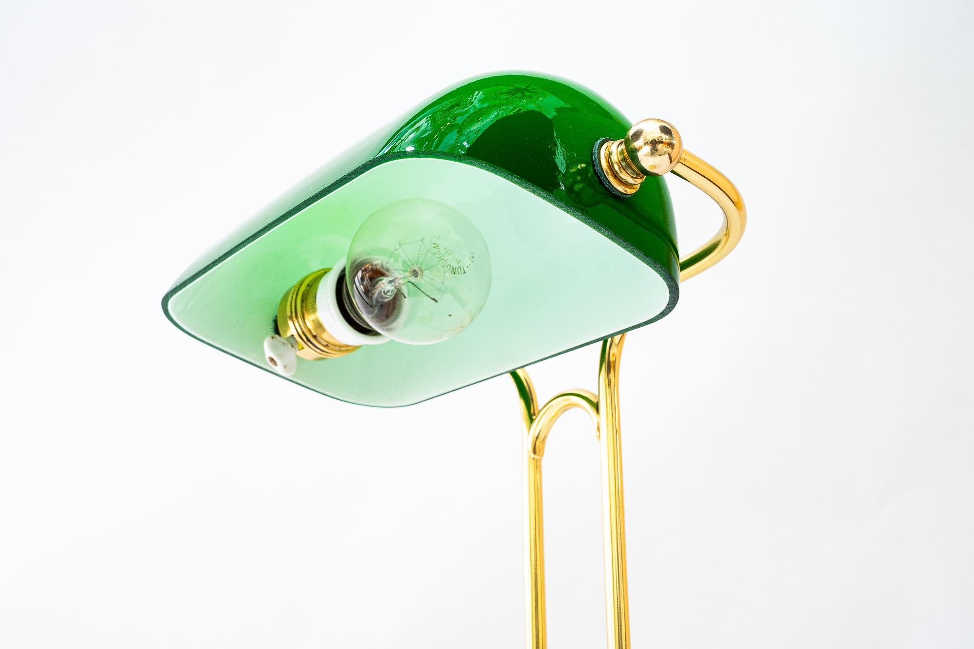 Art Deco Banker Lampe Wien um 1920er Jahre (Art déco) im Angebot