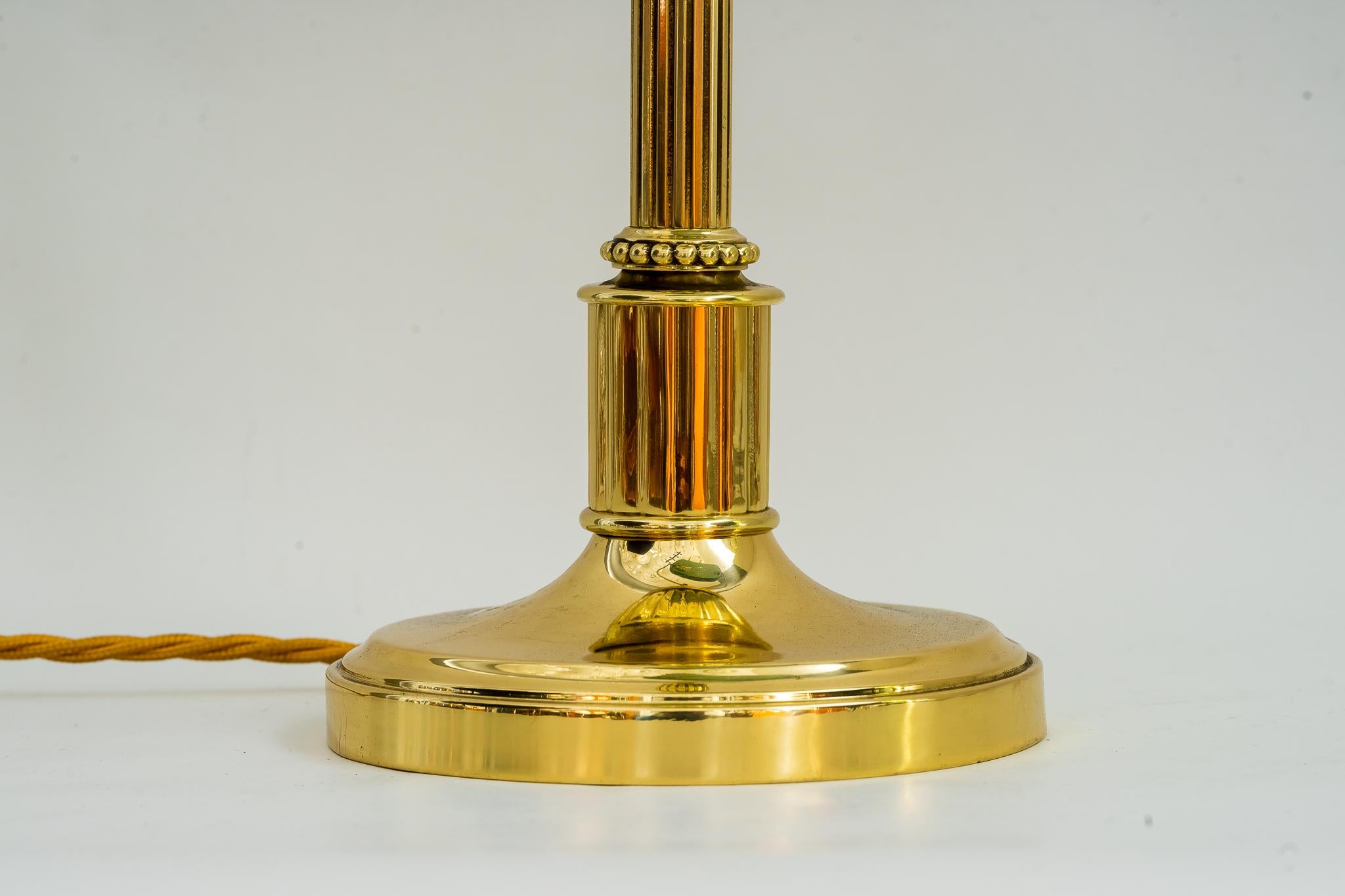 Art Deco Banker Lamp Vienna Around 1920s In Good Condition In Wien, AT