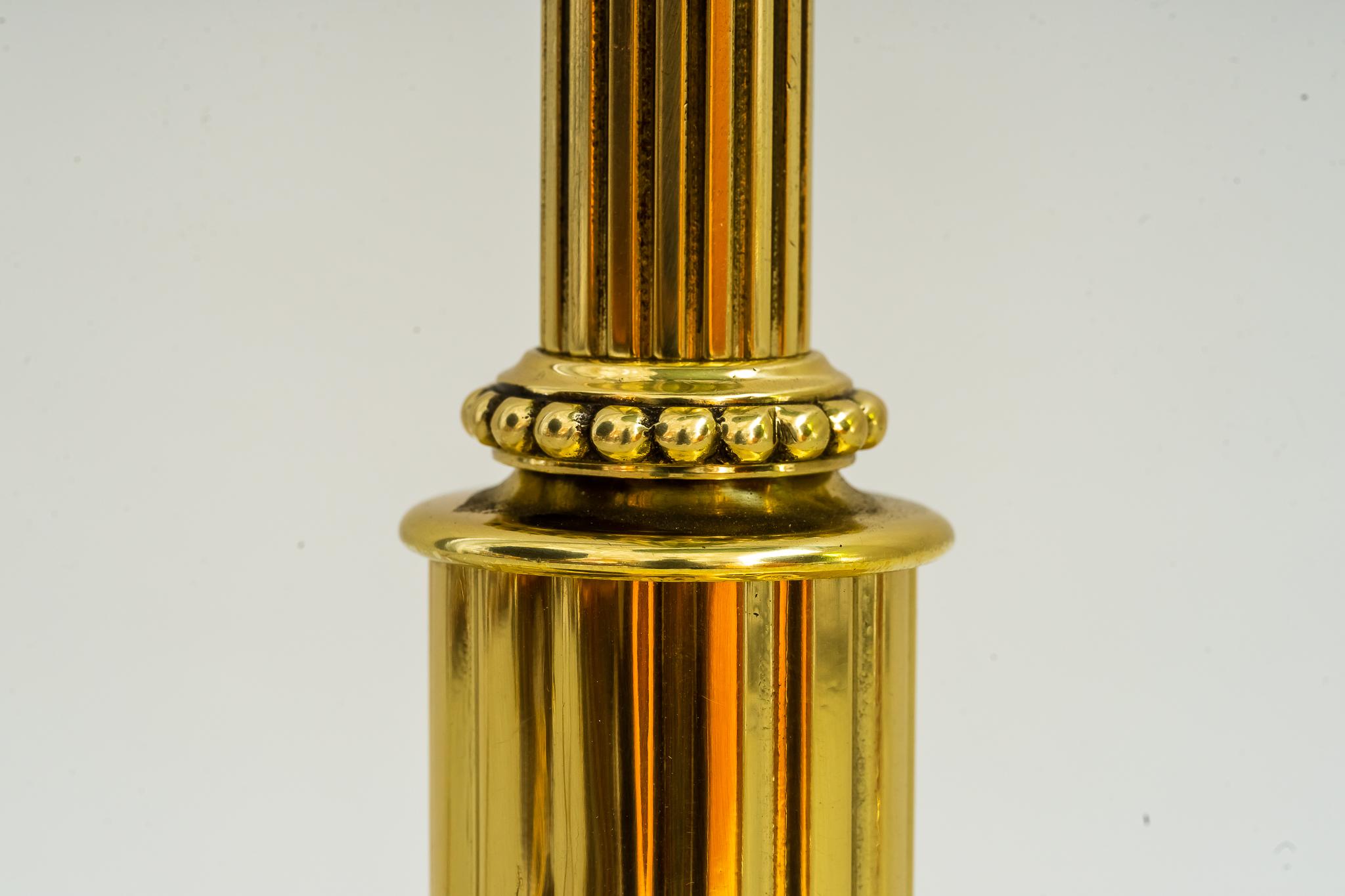 Early 20th Century Art Deco Banker Lamp Vienna Around 1920s