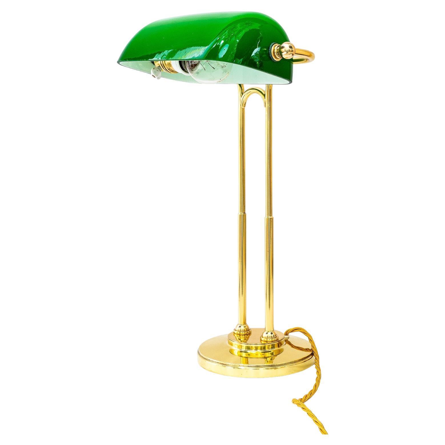 Art Deco Banker lamp vienna around 1920s