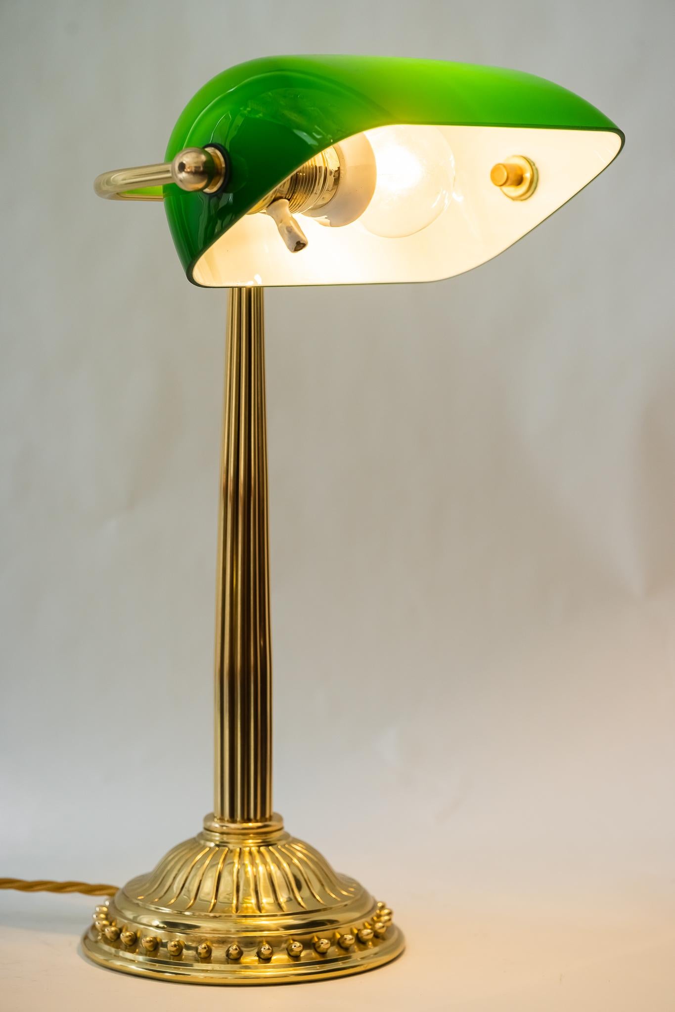 Art Deco Banker Table Lamp Around 1920s 12
